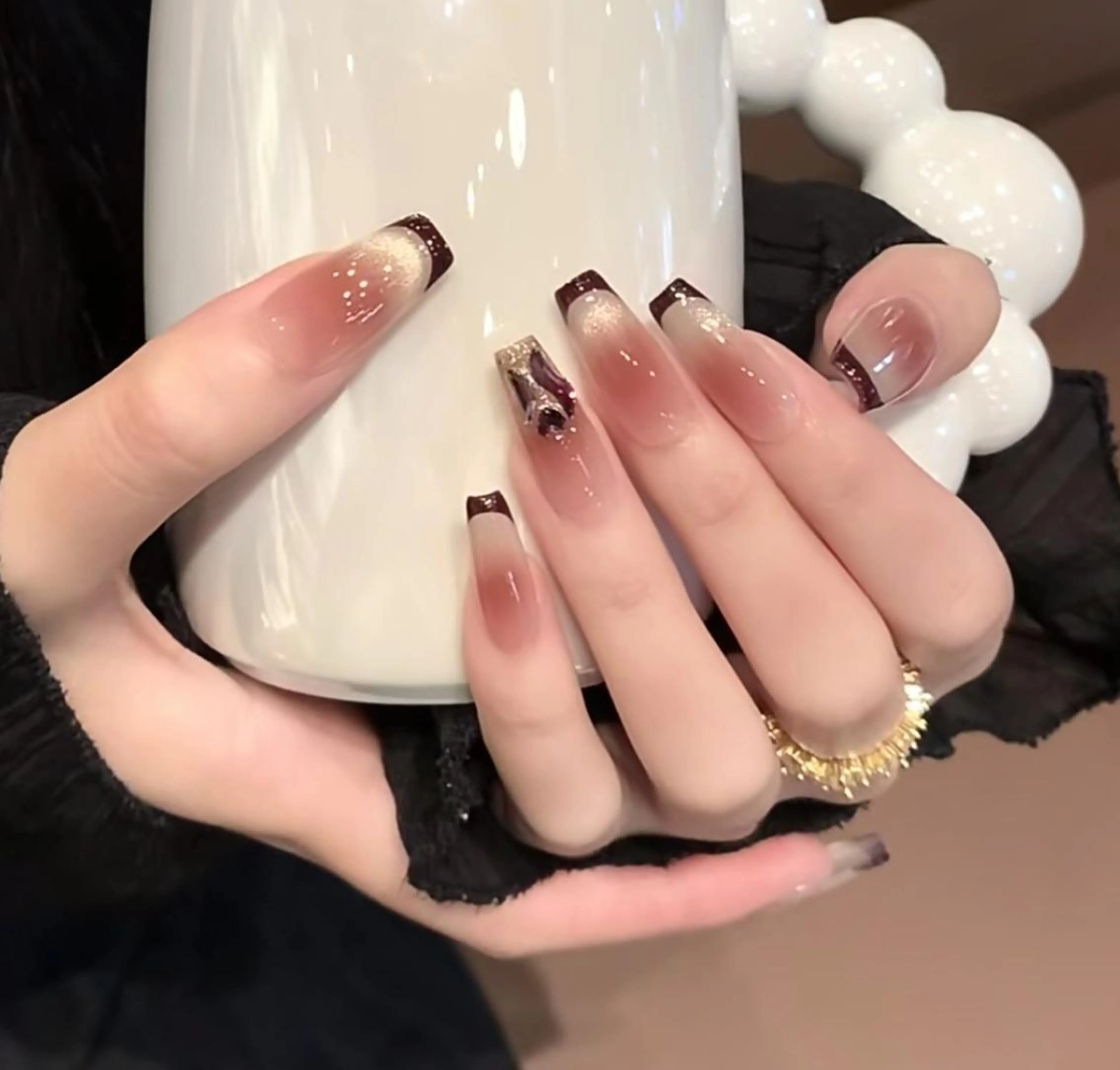 ネイル ハンドネイル ハンドケア 🍑 momo_nailのネイルデザイン