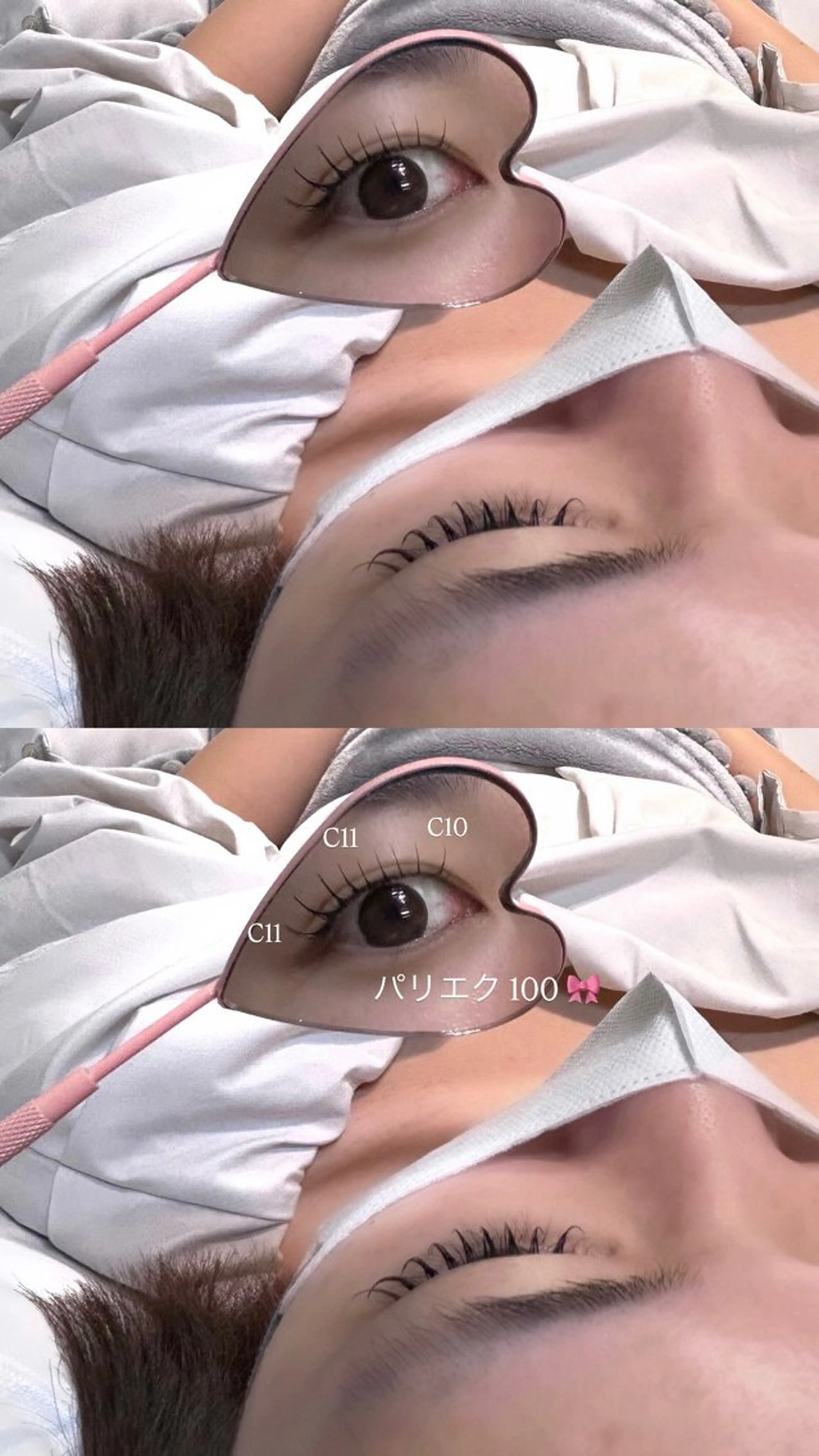 マツエク・マツパ PLATINUM DOLL アイリ💚のマツエク・マツパデザイン