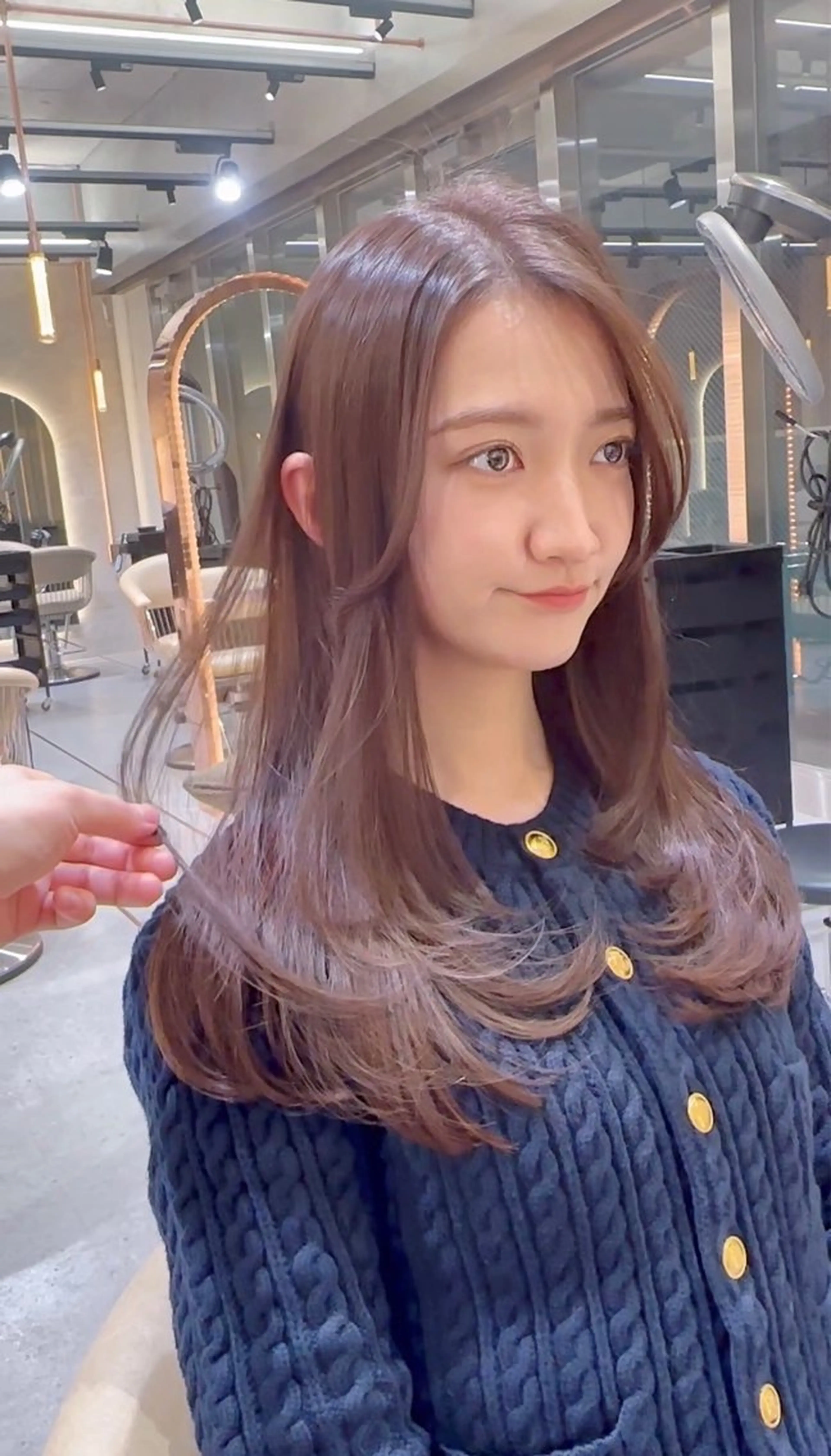 ロング 縮毛矯正/髪質改善/ 🔥/銀座/はやとのヘアスタイル