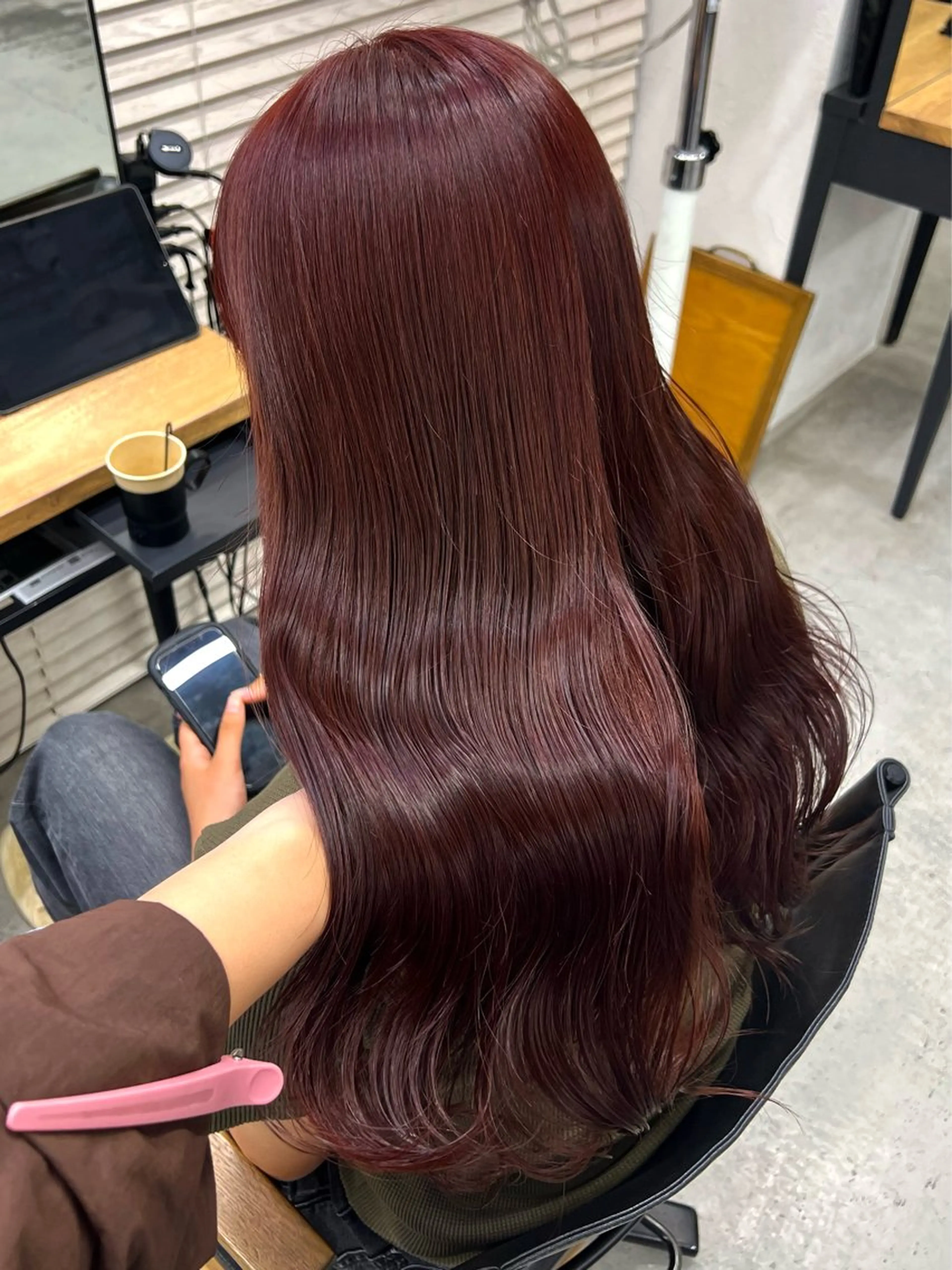 ロング ヘアカラー 暖色カラー/レイヤー カット☁️MEI☁️のヘアスタイル