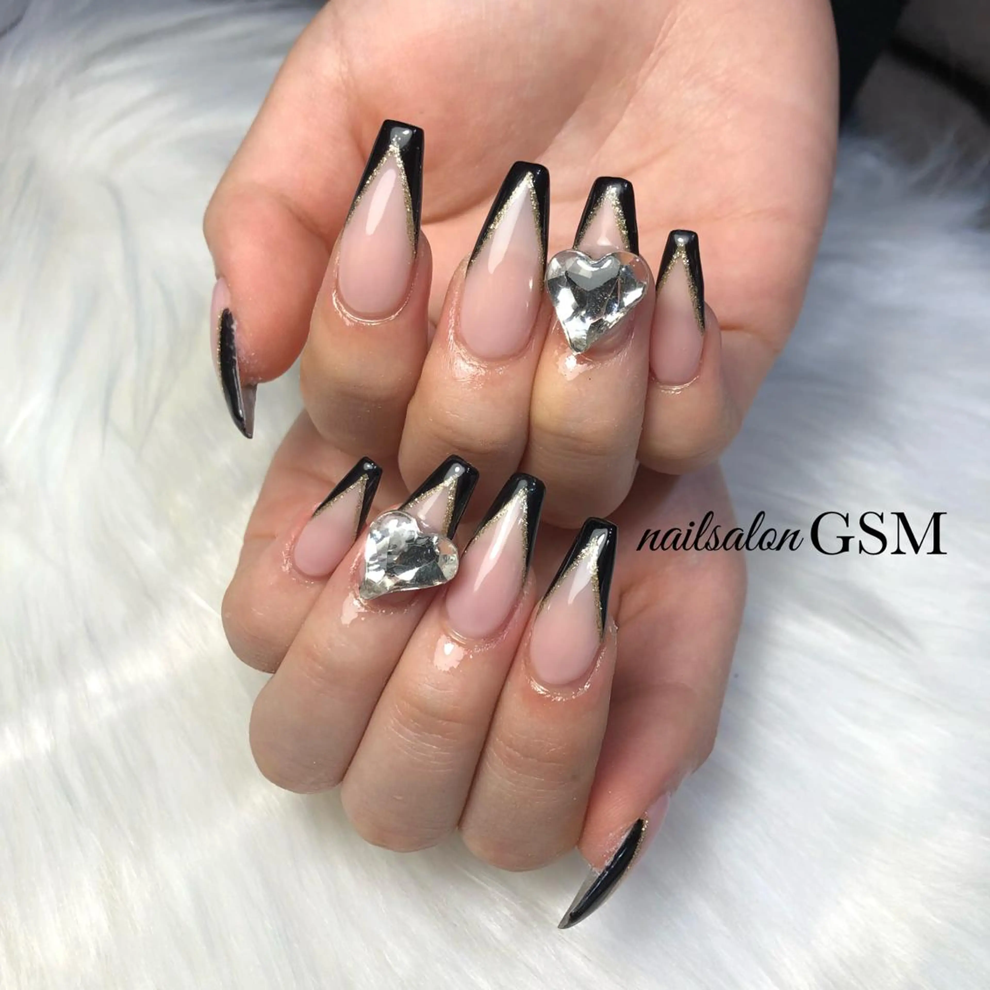 ネイル フレンチネイル ハンドネイル nail salon GSMのネイルデザイン