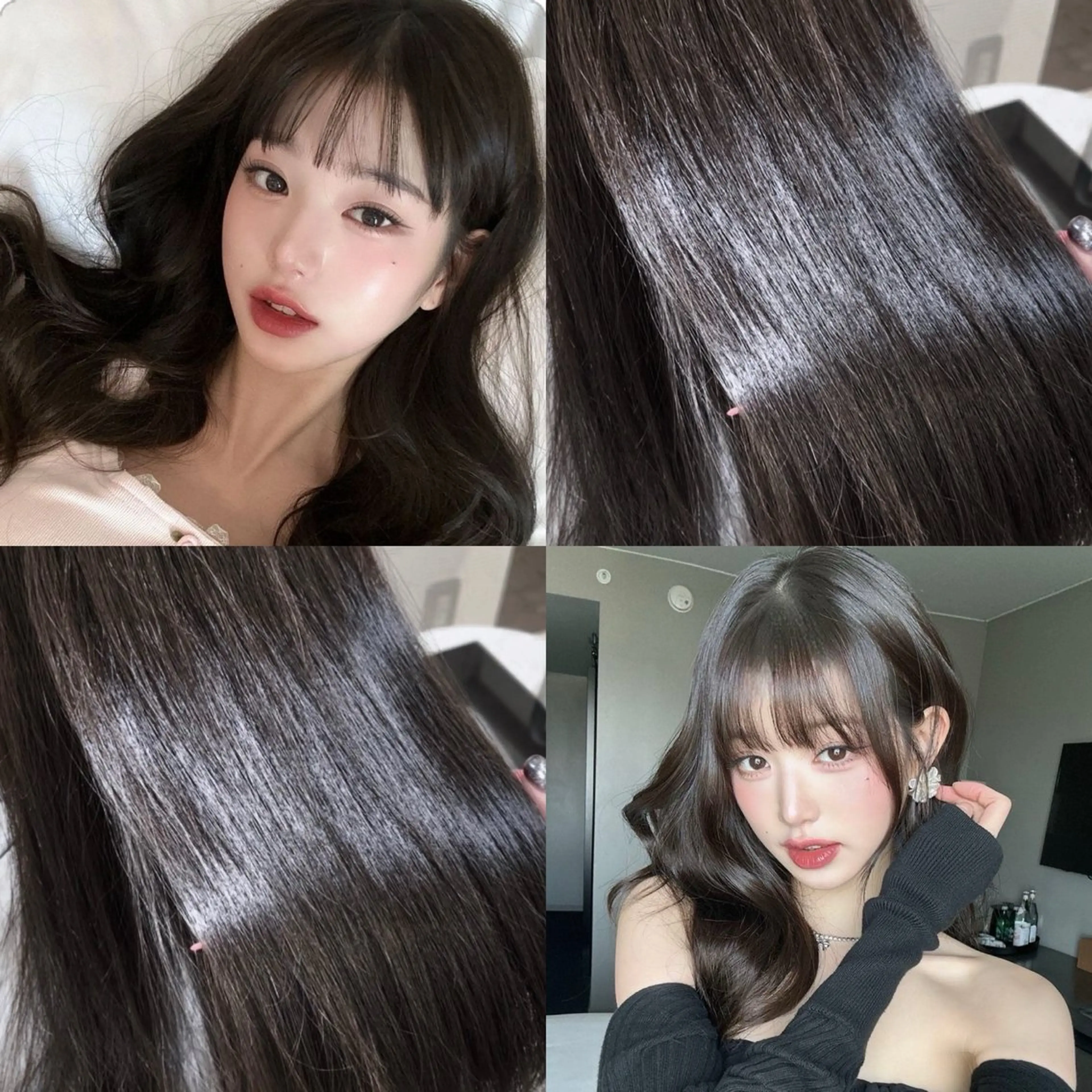 ロング カラー 💖大人韓国ヘア💖 韓国艶カラー【銀座】のヘアスタイル