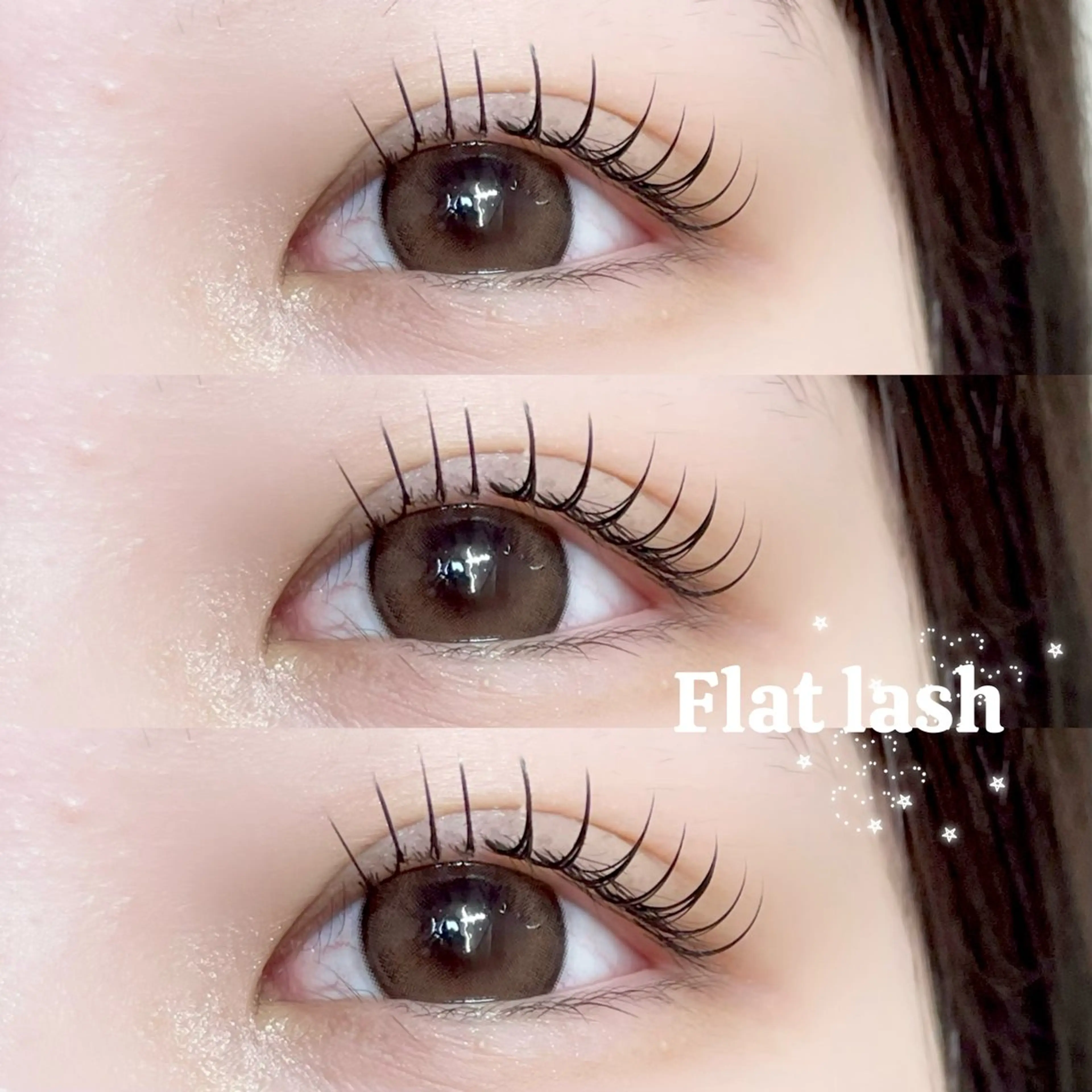 マツエク・マツパ マツエク Ren♡梅田┋束感 マツエク┋パリエクのマツエク・マツパデザイン