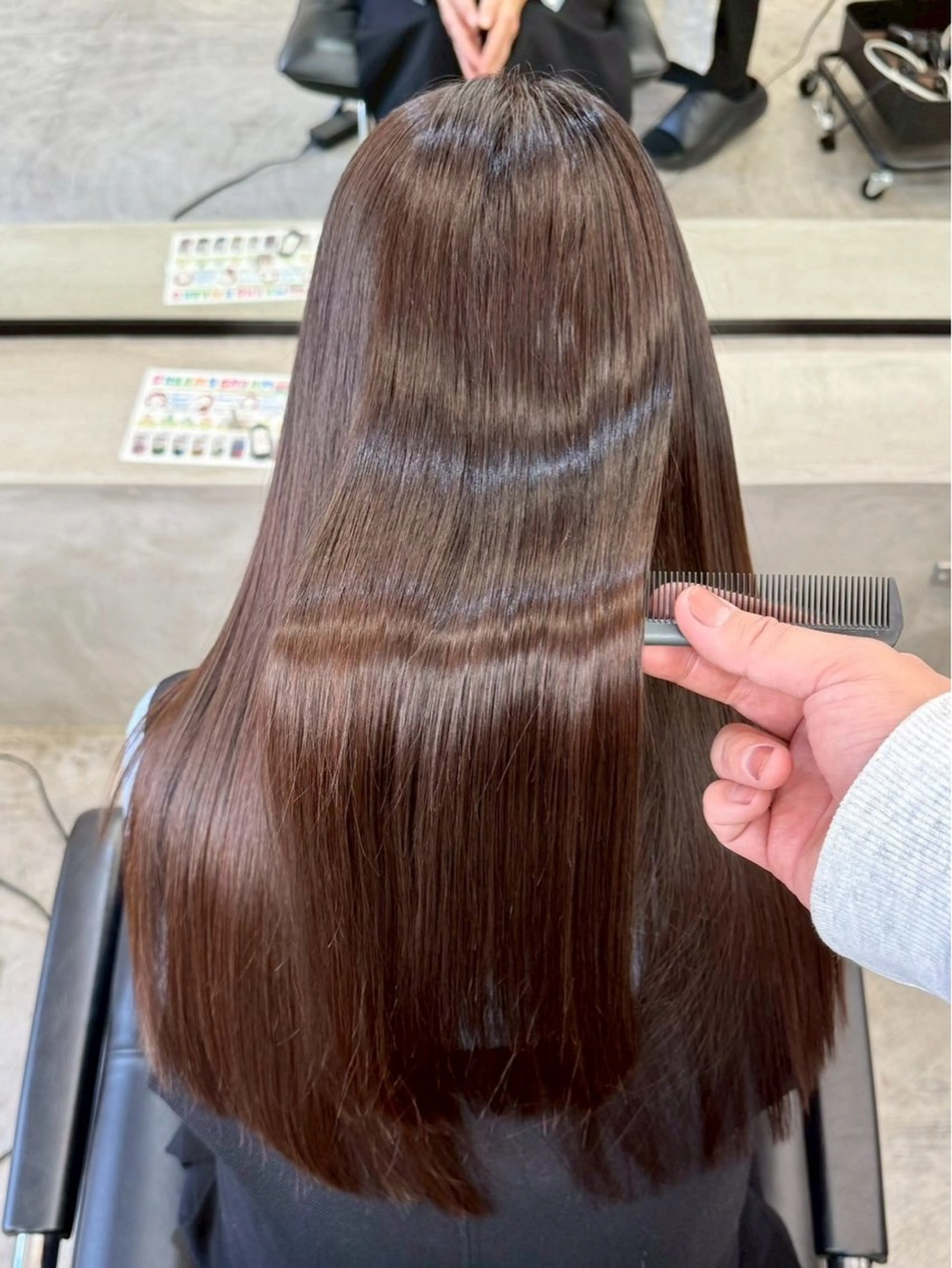 ロング トリートメント 🌙透明感カラー ×カット リナ🌙のヘアスタイル