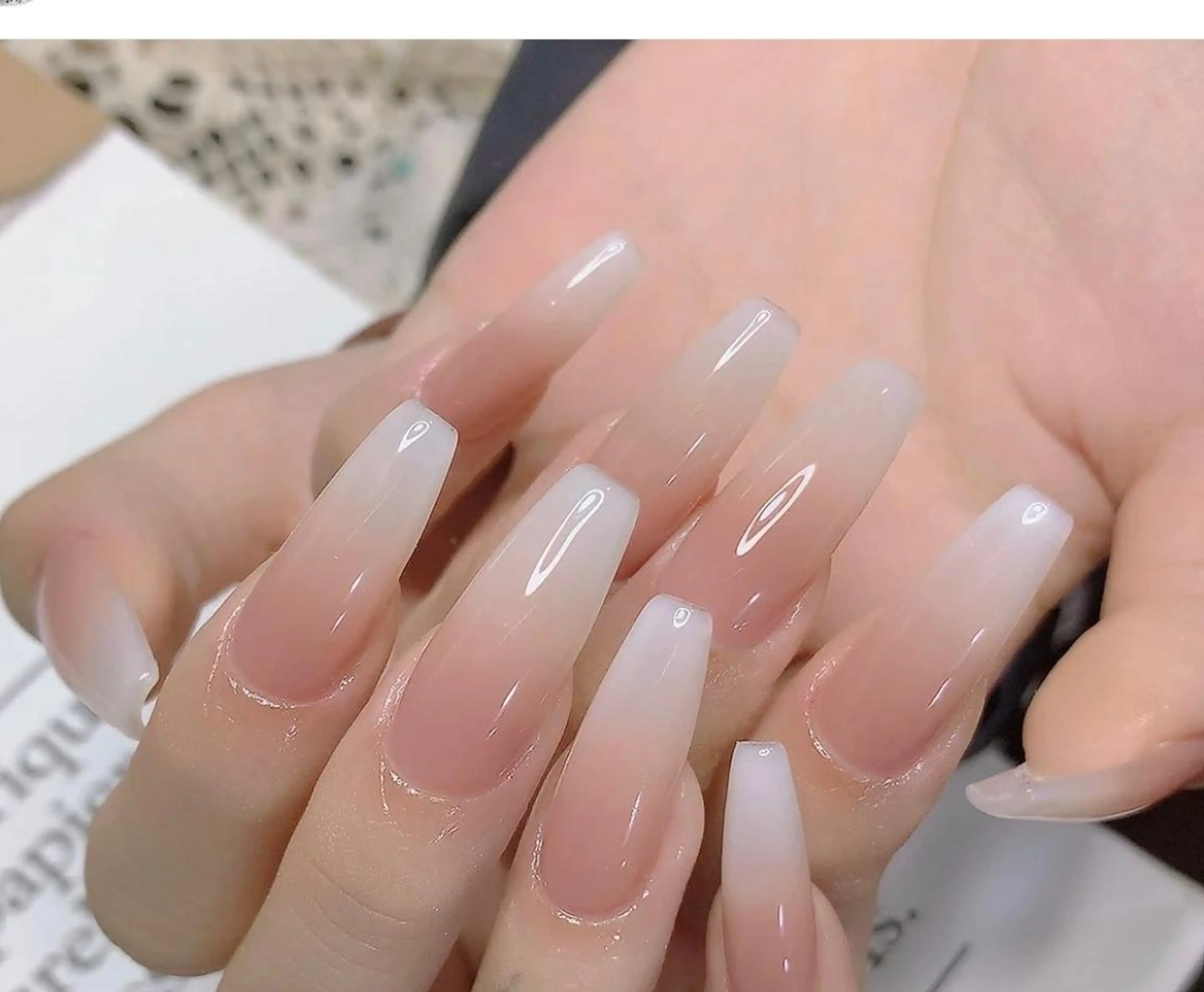 【Jr.ネイリスト特別価格 ■カラーグラデーション★ベースカラー+1000円の写真