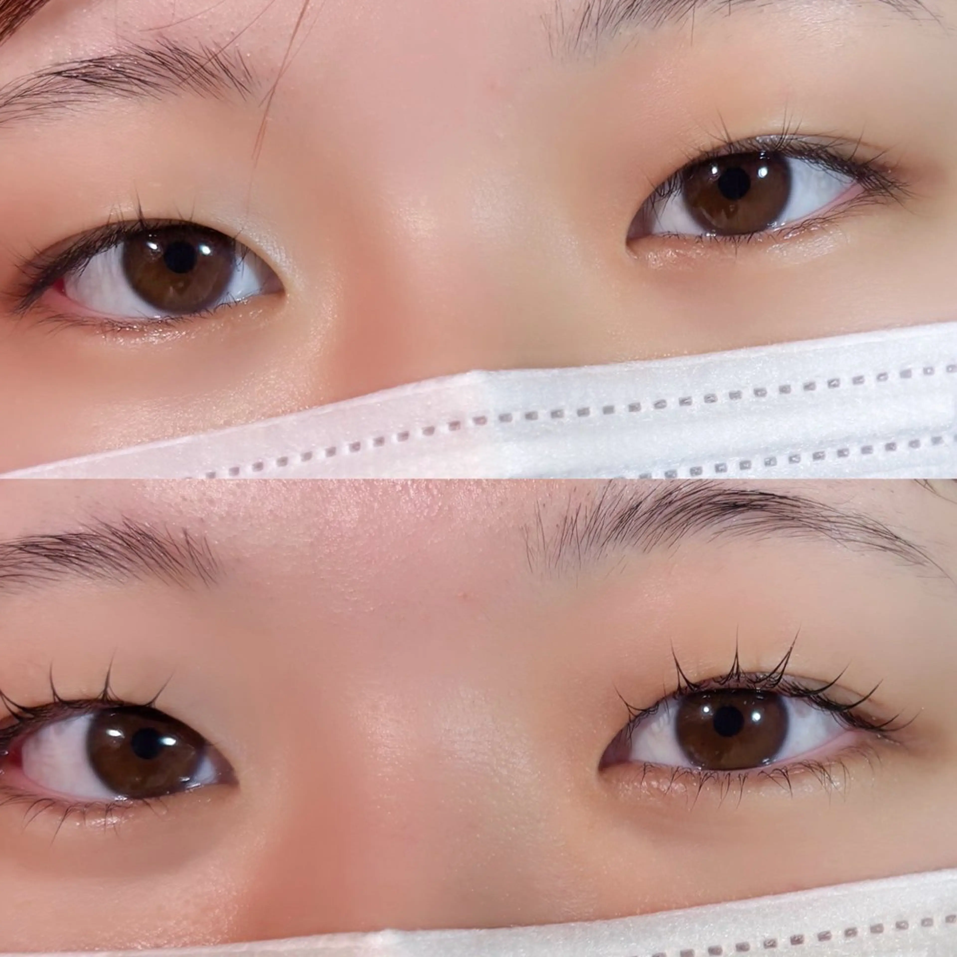 マツエク・マツパ 束感まつ毛 韓国風マツエク マツパ chic  有山 美瑠のヘアスタイル