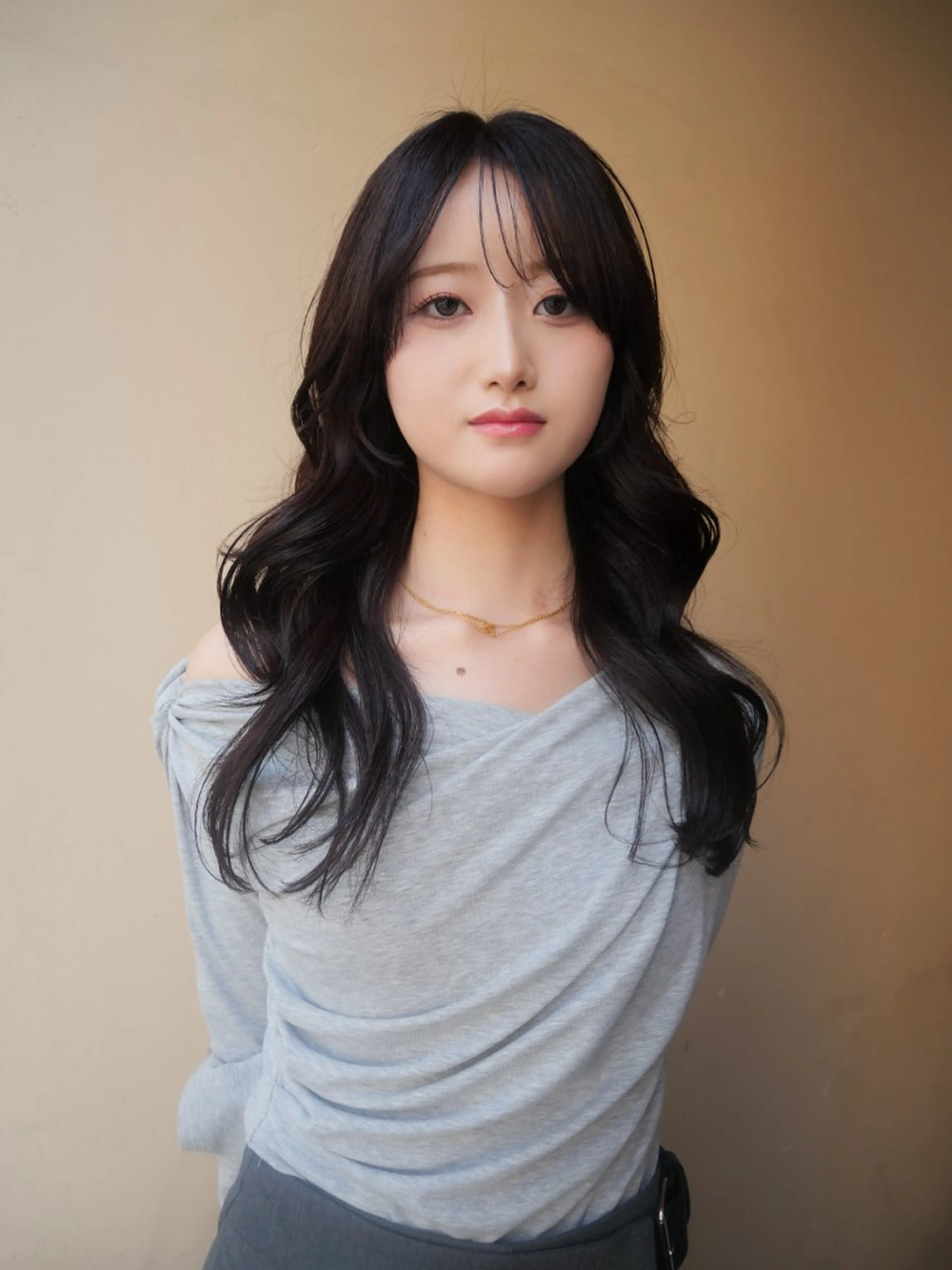 ミディアム カラー ブラウンカラー ラベンダーカラー ラベンダーブラウン ヘアカラー taikiナチュラル /透明感カラーのヘアスタイル