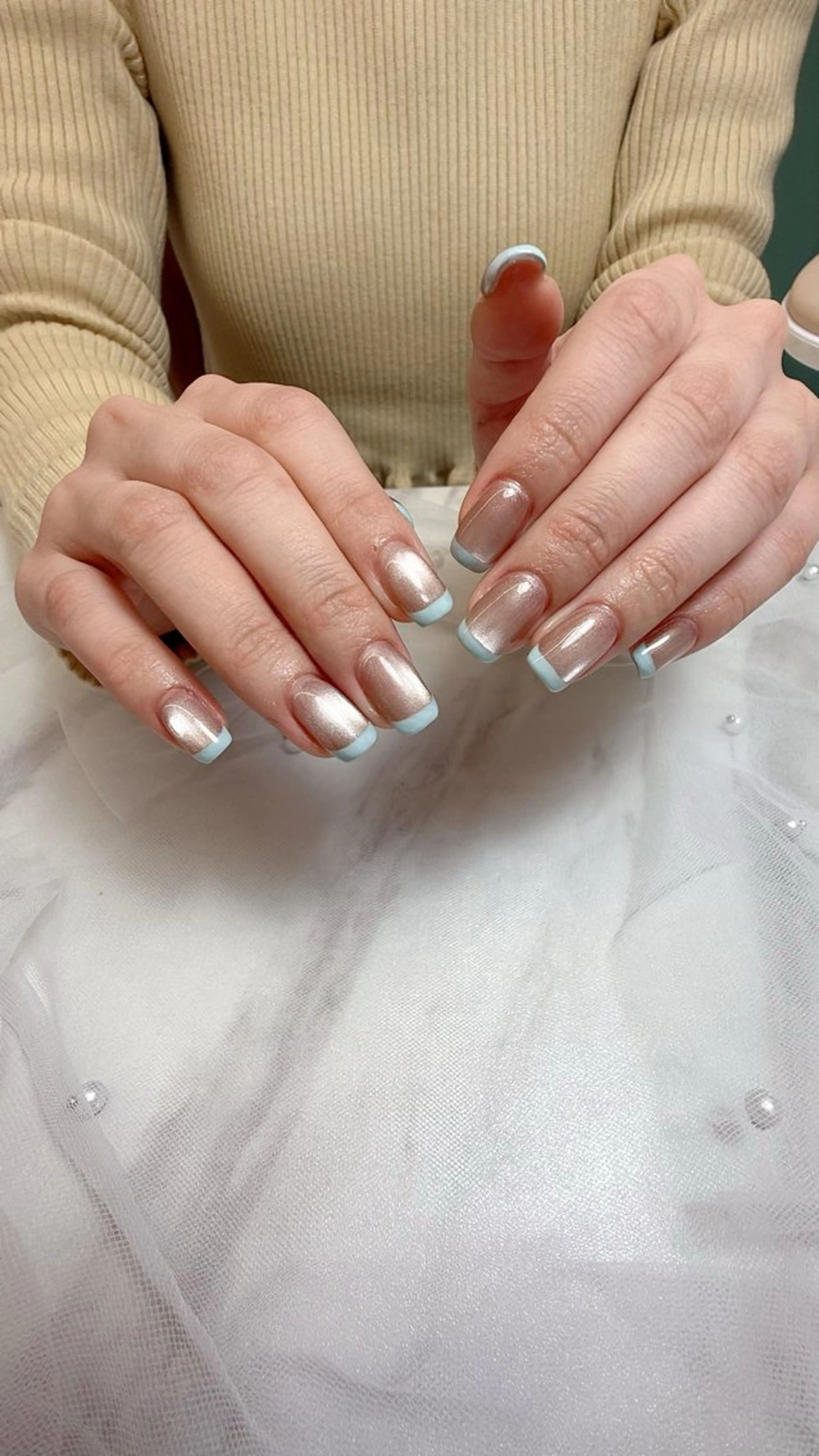 ネイル mau🩵 堺筋本町ネイルサロンのネイルデザイン