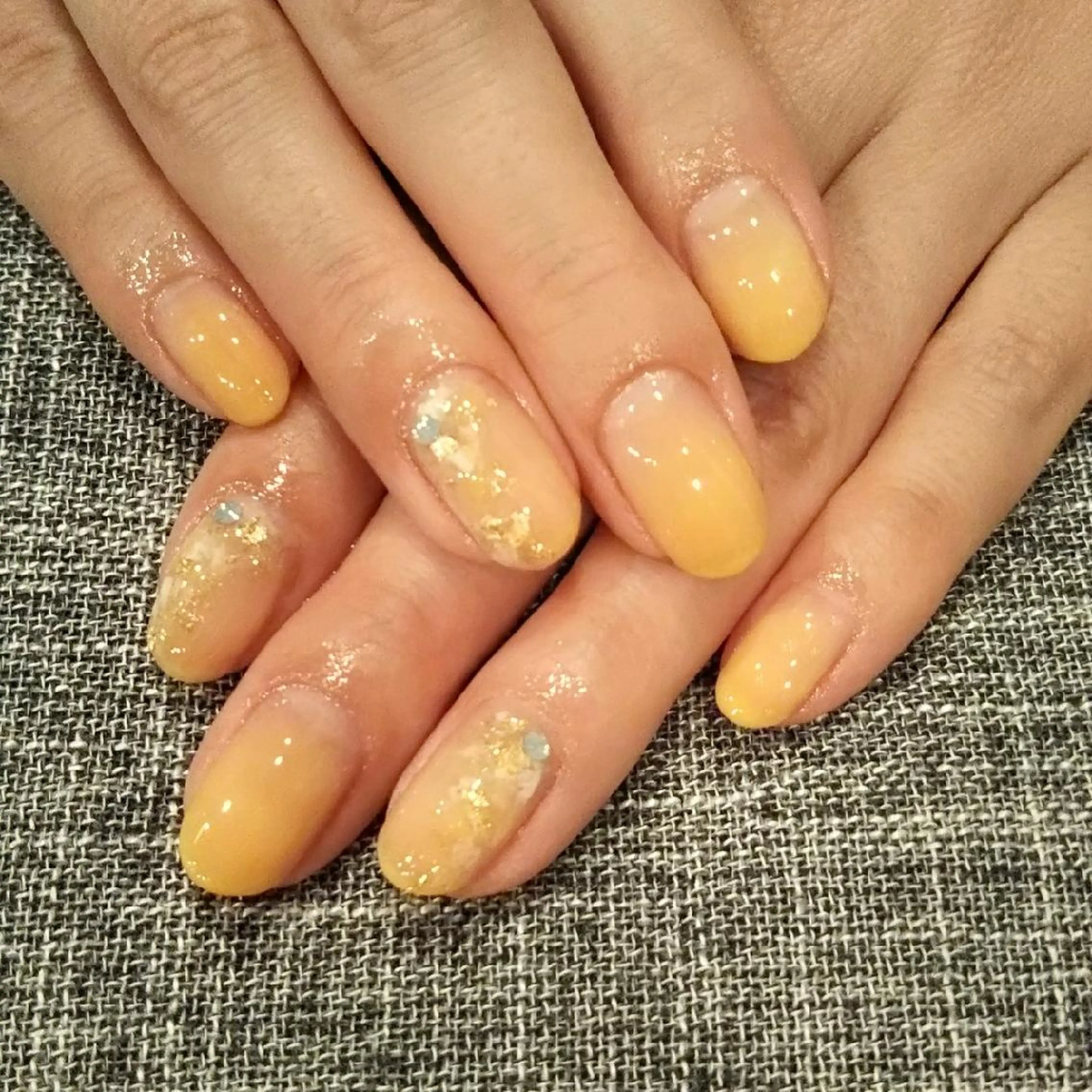 ネイル 春ネイル 黄色 private salon mieのネイルデザイン