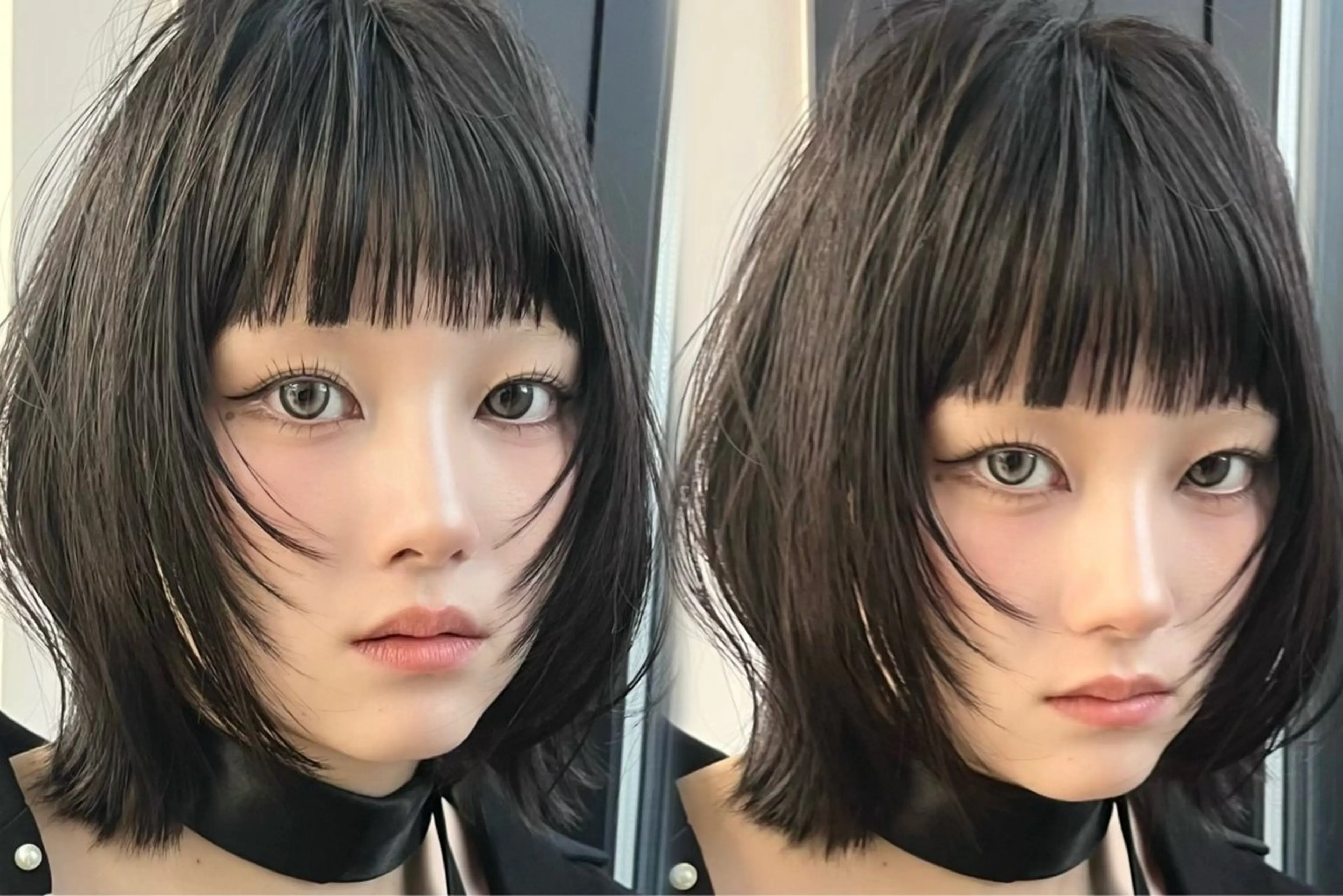 ショート 顔まわり/ボブウルフ 🤍愛唯(めい)のヘアスタイル