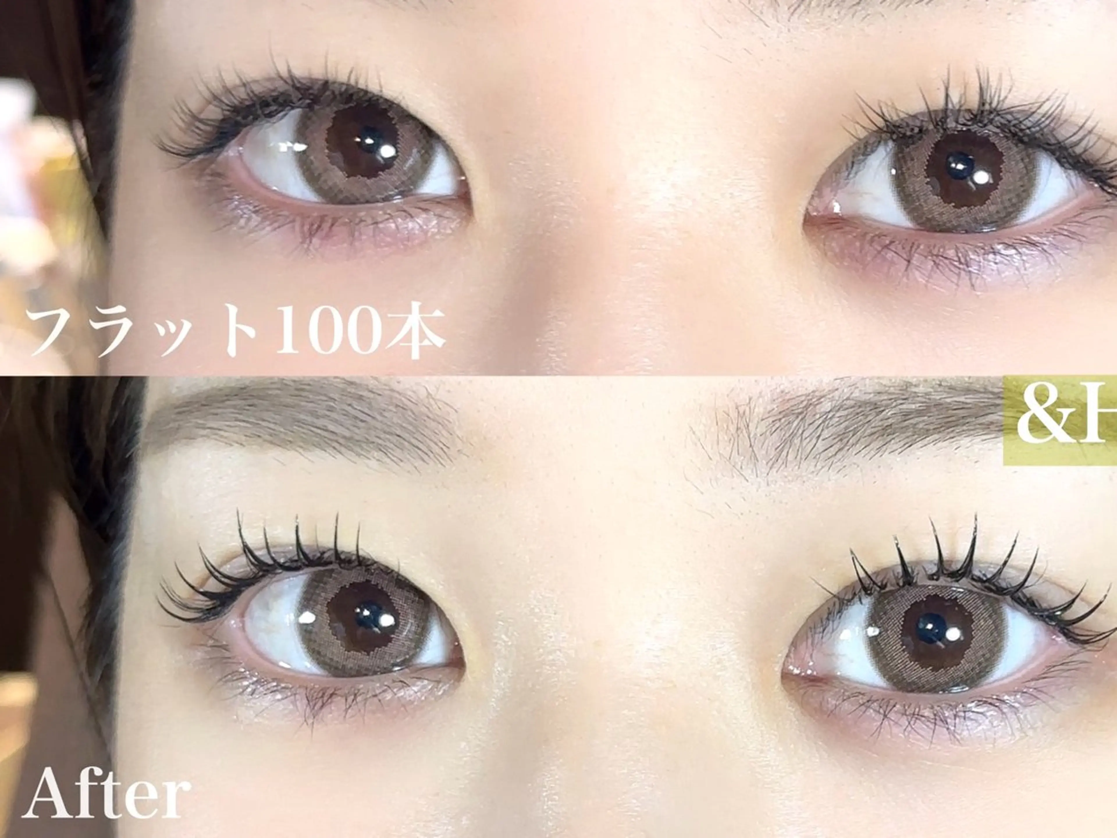 初回オフ無料🆓🫧パーマ×フラットラッシュ【&healthy】🫧100本コースの写真