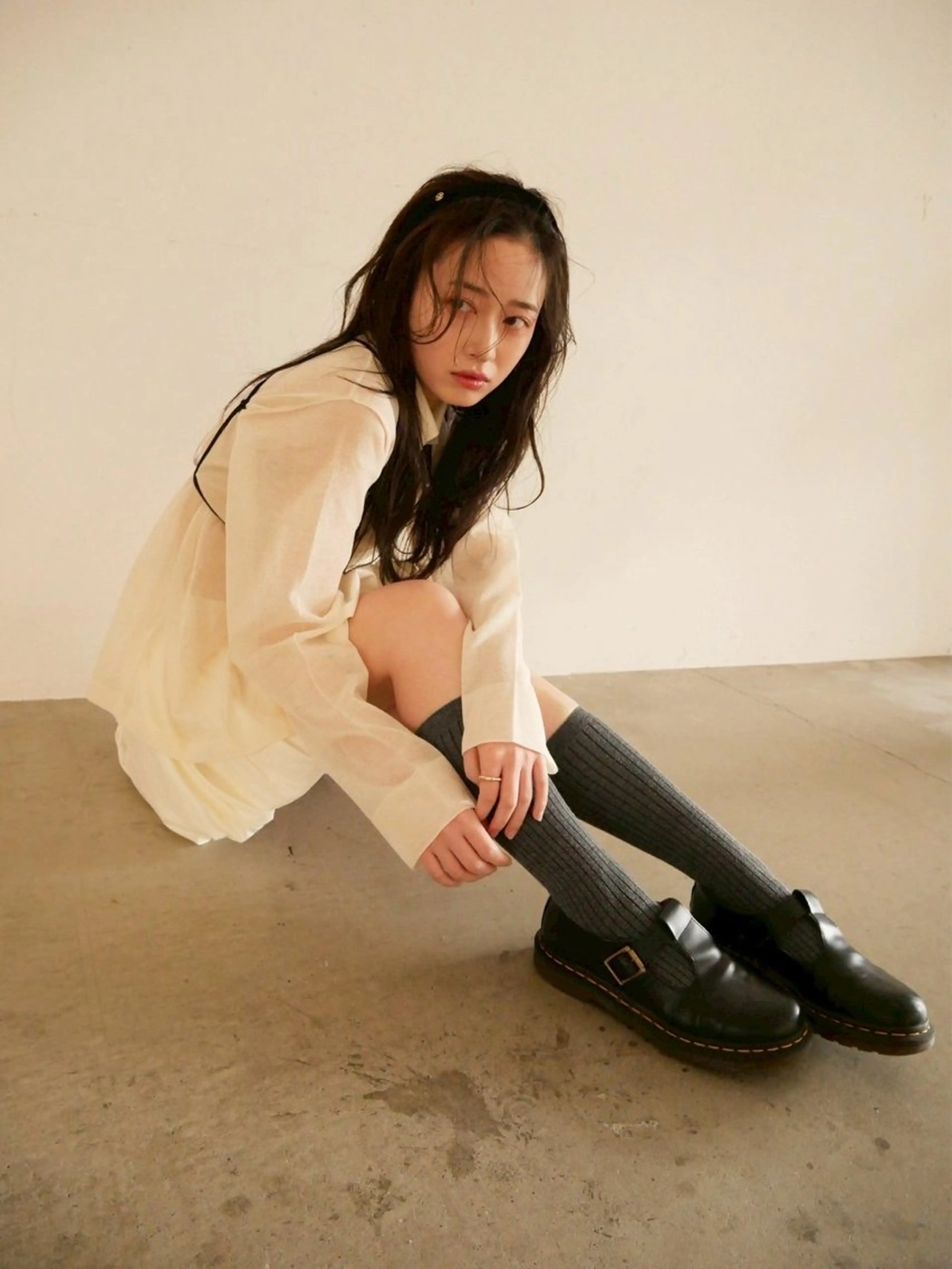 ロング カラー ヘアアレンジ 大下 心渚 /ブリーチ/艶カラーのヘアスタイル