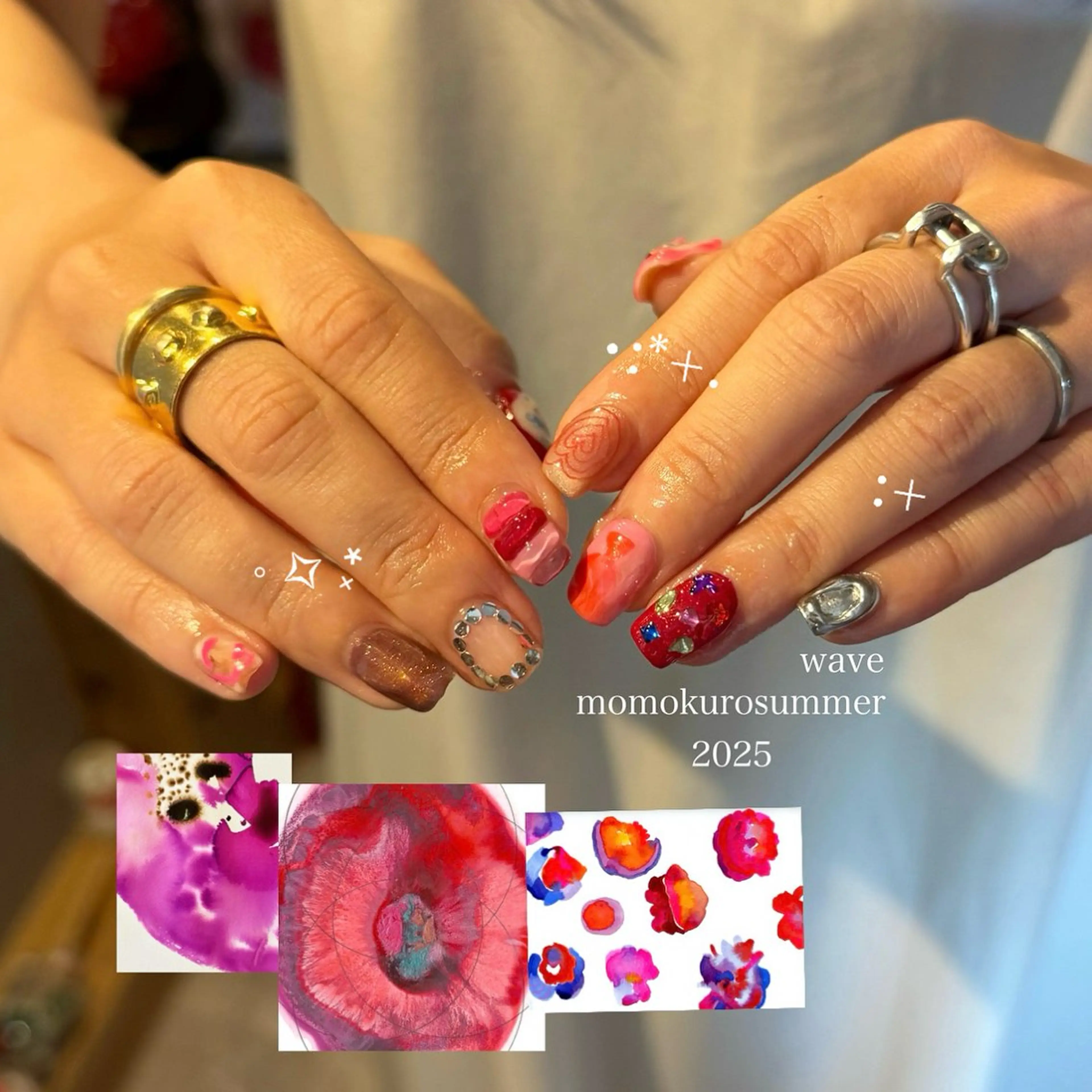 ショート nail space wave所属・nail space waveのネイルデザイン