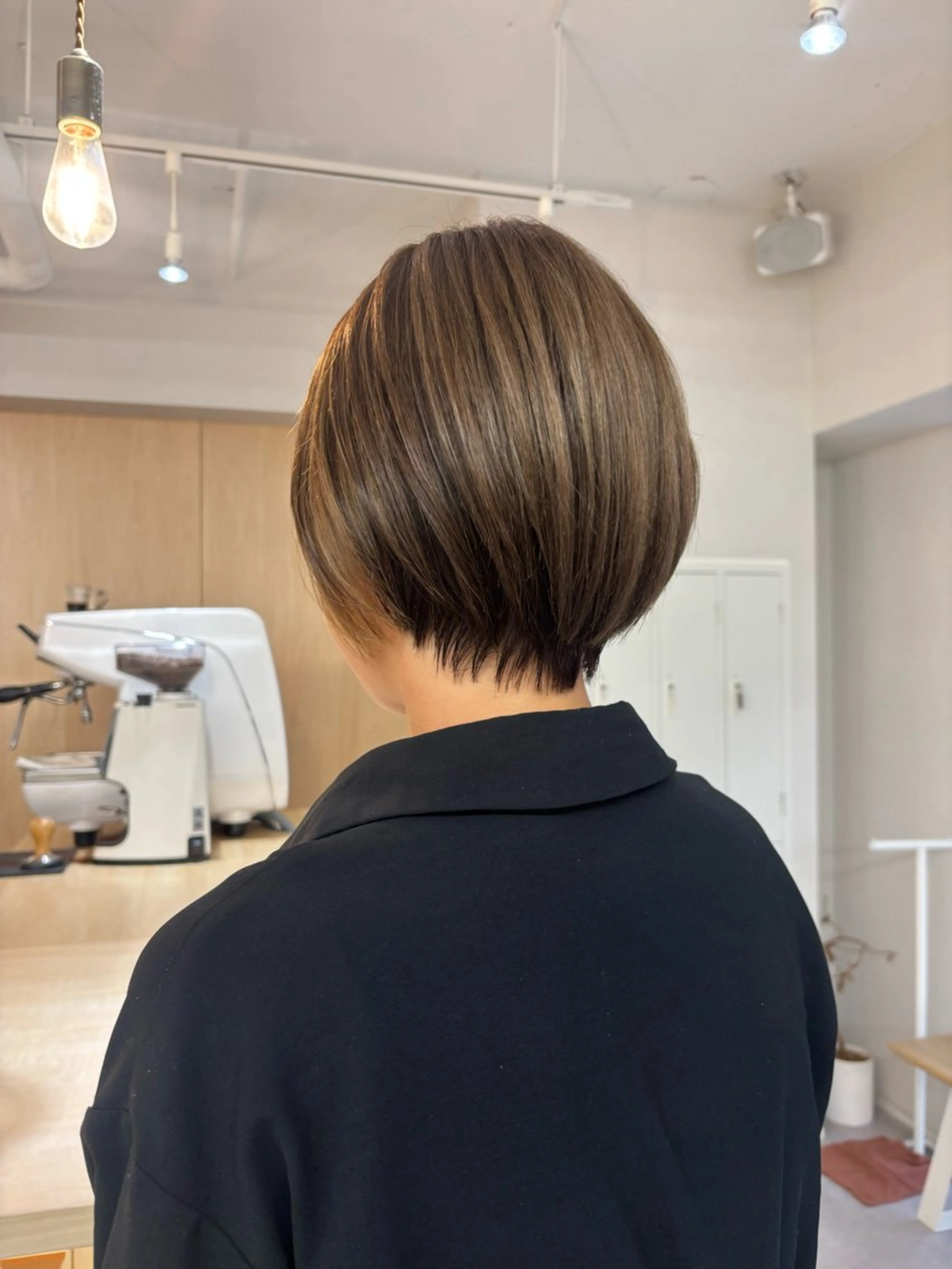 ショート ショートヘア ボブ/ベージュ /MIYUのヘアスタイル