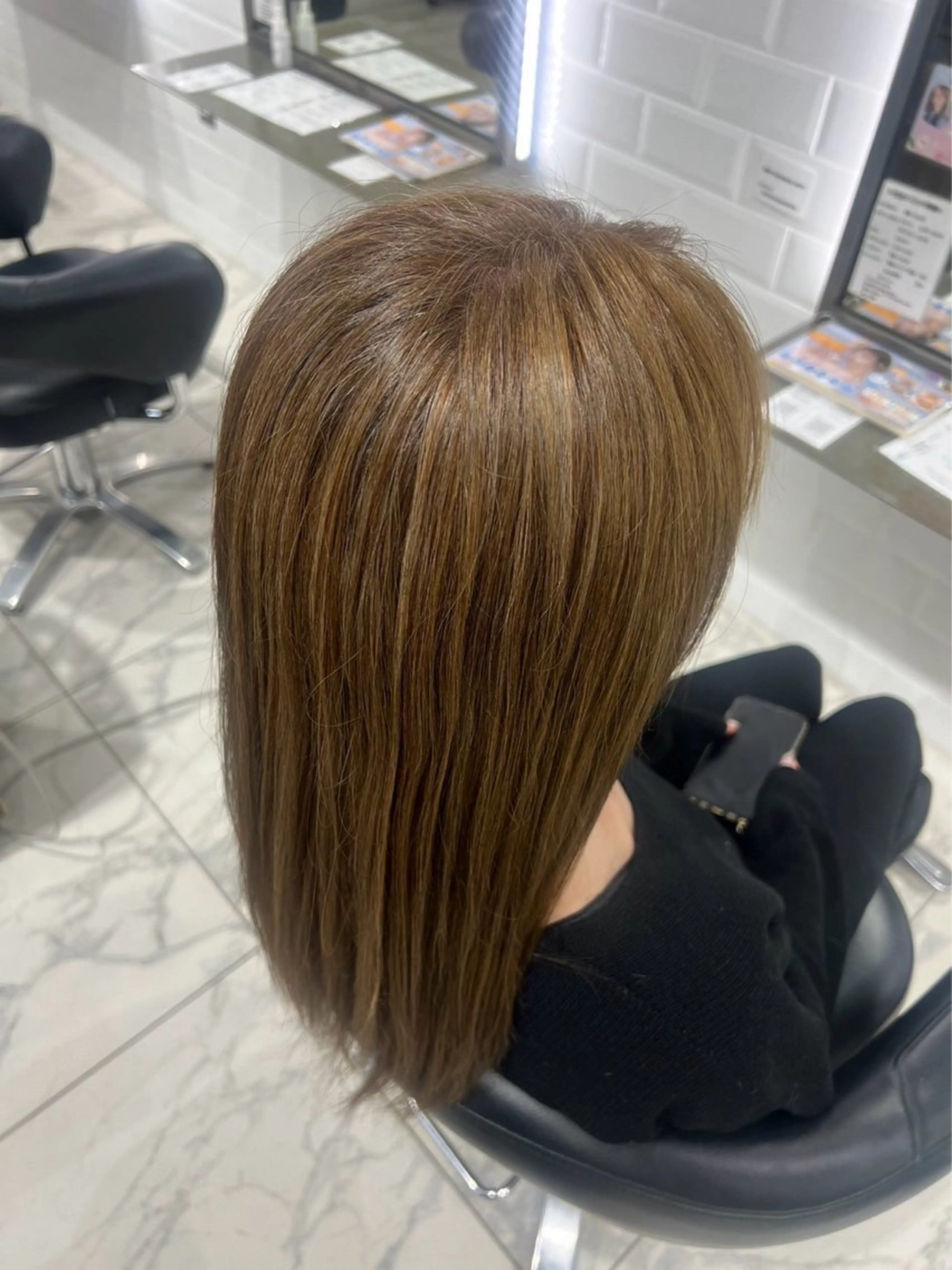 カラー 城内 心優のヘアスタイル