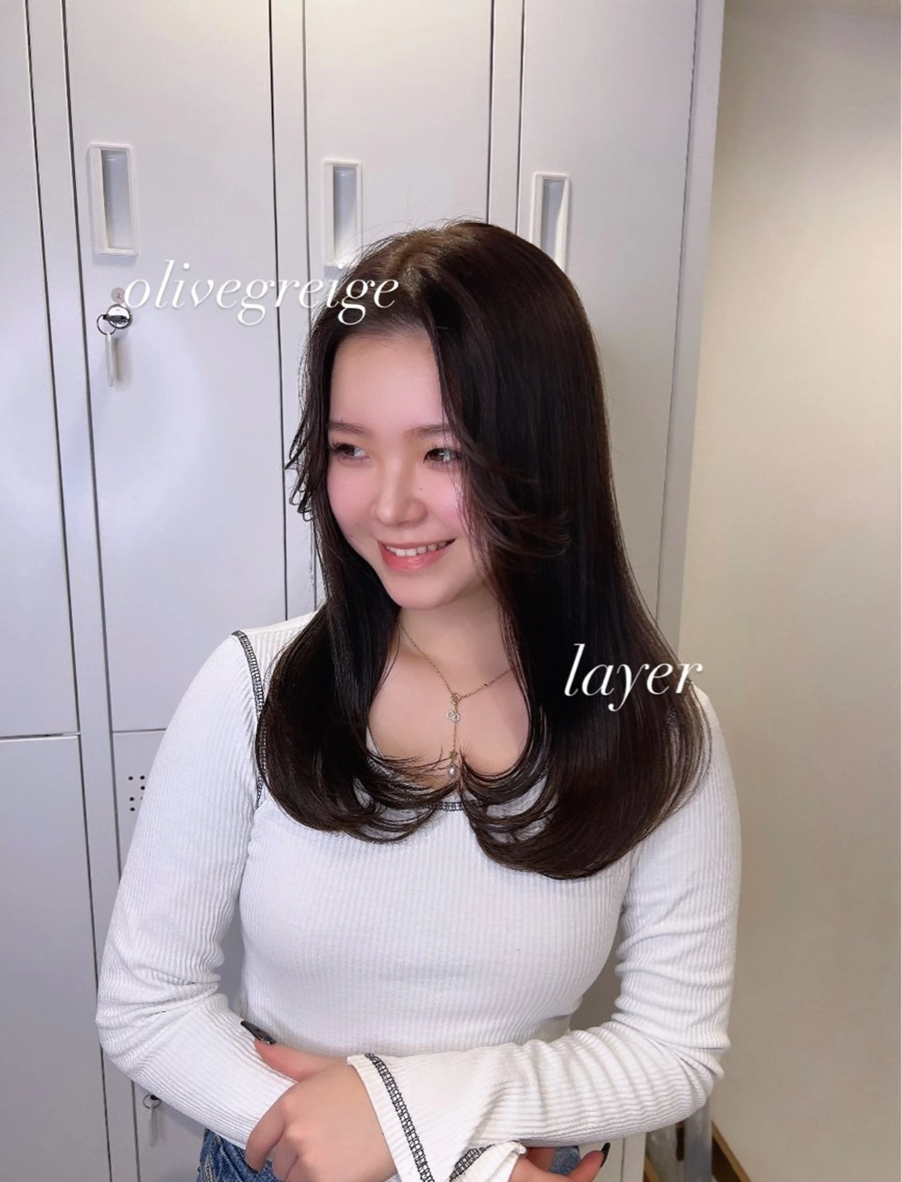 カラー ブリーチ ケアブリーチ 透明感/レイヤー 🇰🇷tomonaのヘアスタイル