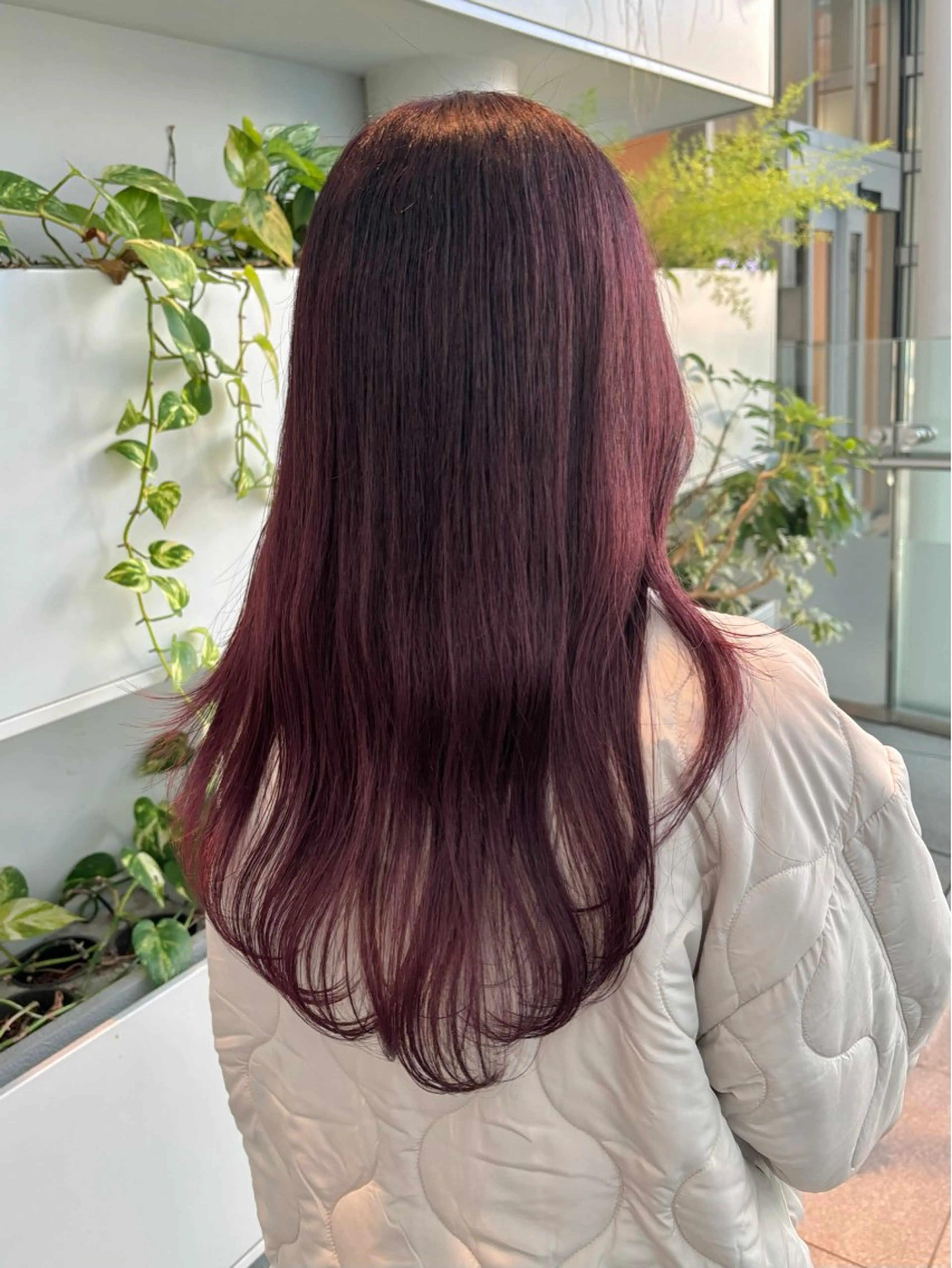 ロング カラー ブリーチ ラベンダーカラー ブリーチなしカラー ピンクカラー ピンクラベンダー くさかみさき🌼暖色 /耳つぼ/オタク🌼のヘアスタイル