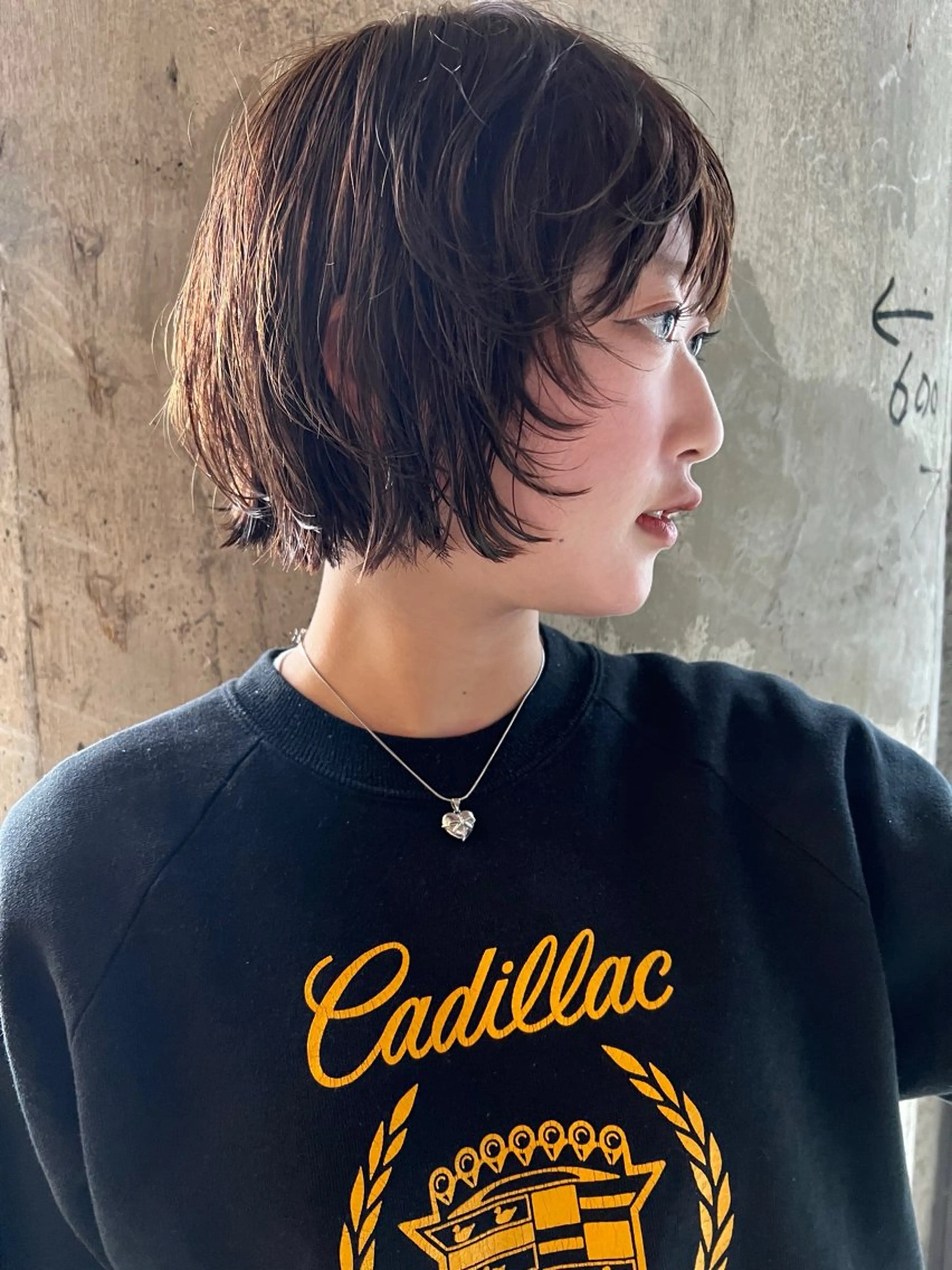 ショート パーマ yu  /透明感 カラー/caseyのヘアスタイル