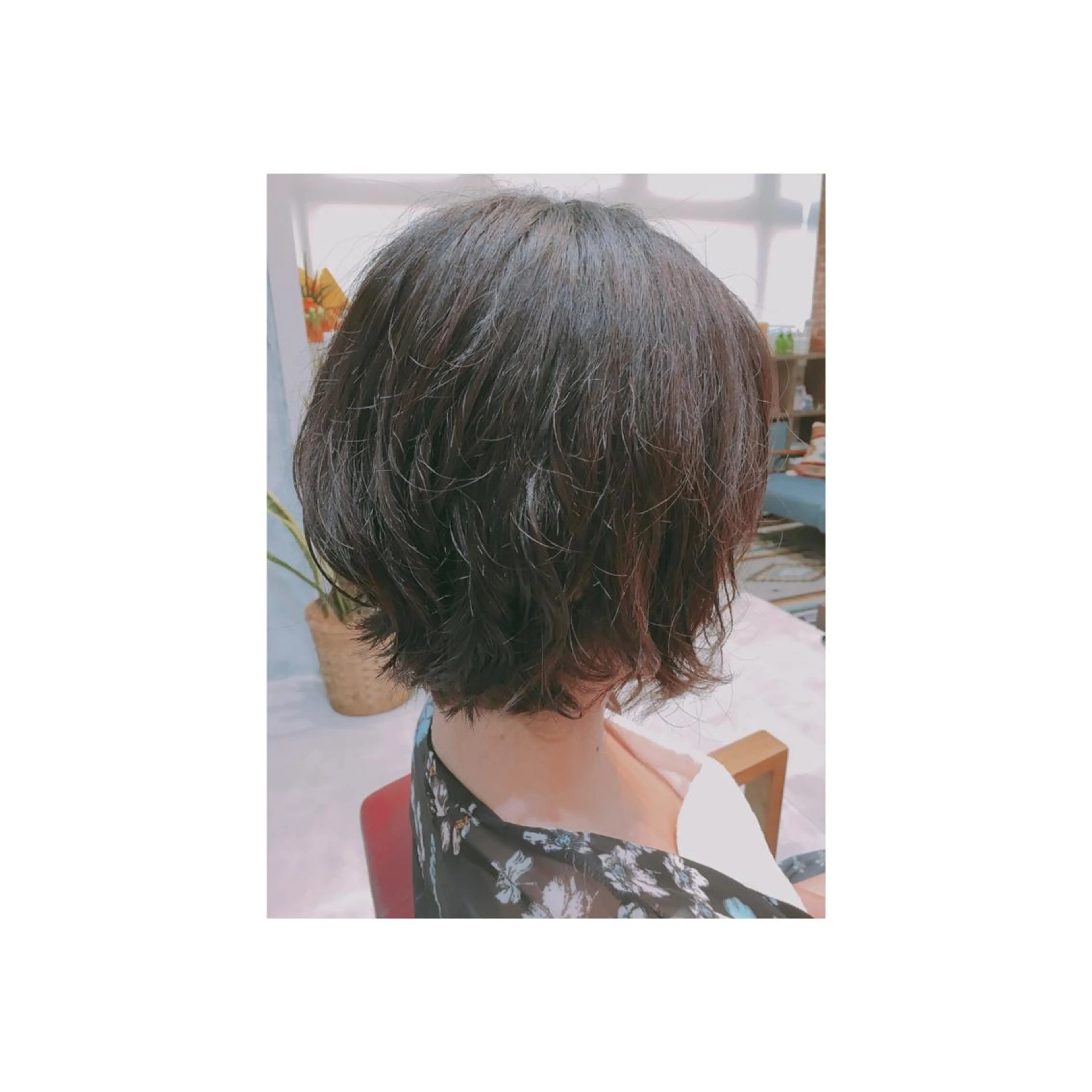 ショート パーマ SAKURA 原宿所属・なかの たくみのヘアスタイル