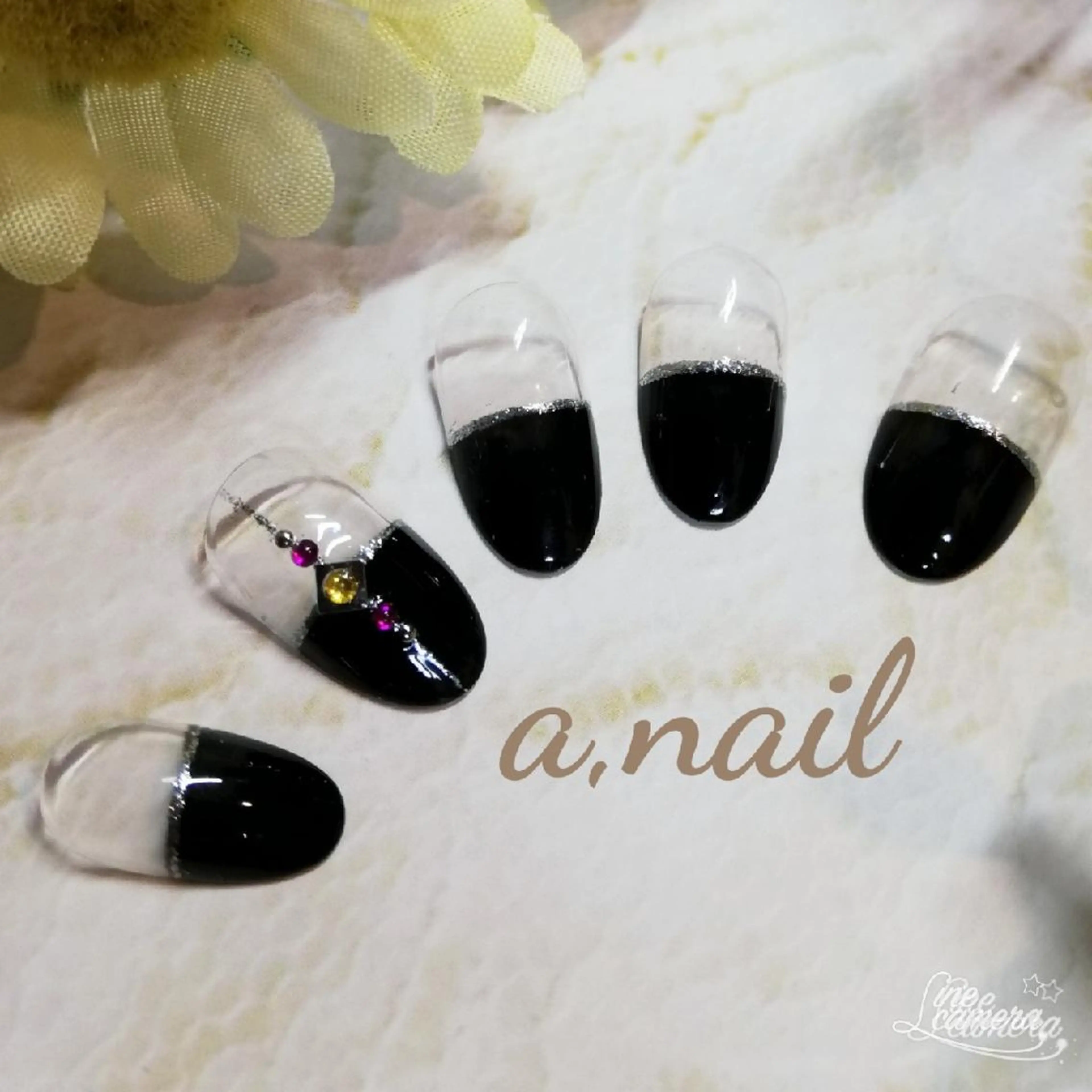 ネイル フレンチネイル 大理石ネイル(マーブル) ストーンネイル ネイルサロン エーネイルのネイルデザイン