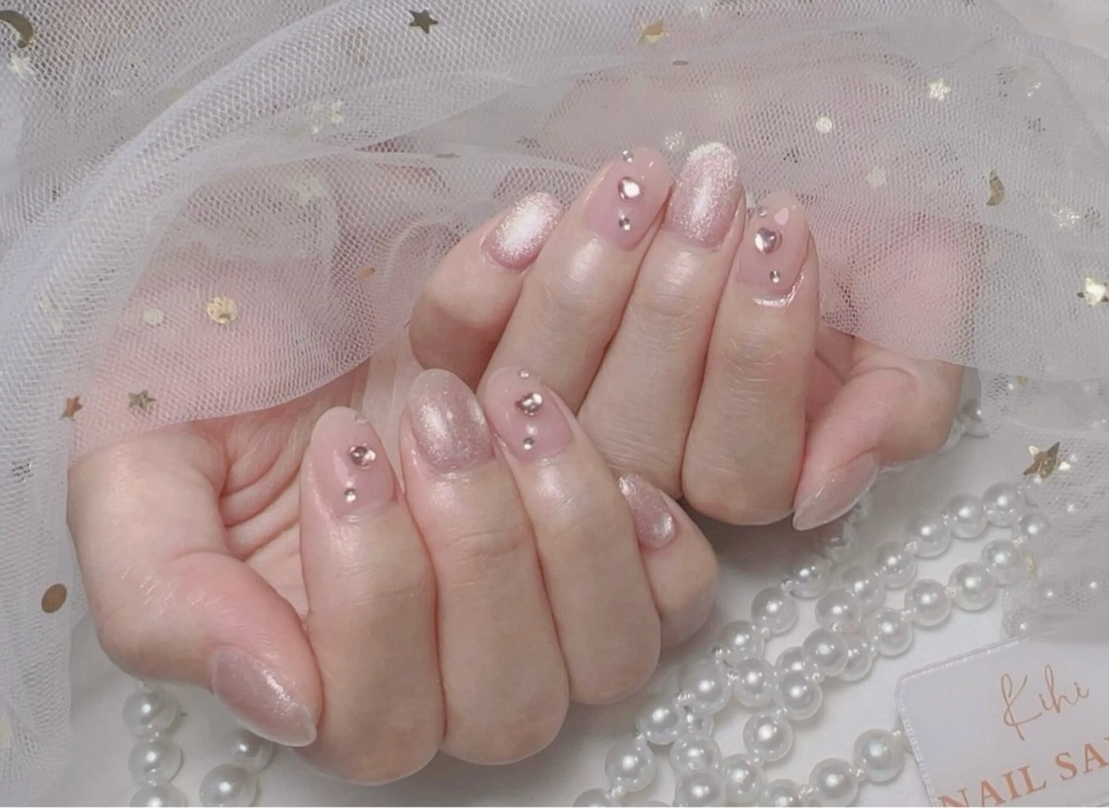 ネイル アートネイル フレンチネイル ジェルネイル グラデーション 韓国ネイル Nail Salon kihi大塚店のネイルデザイン