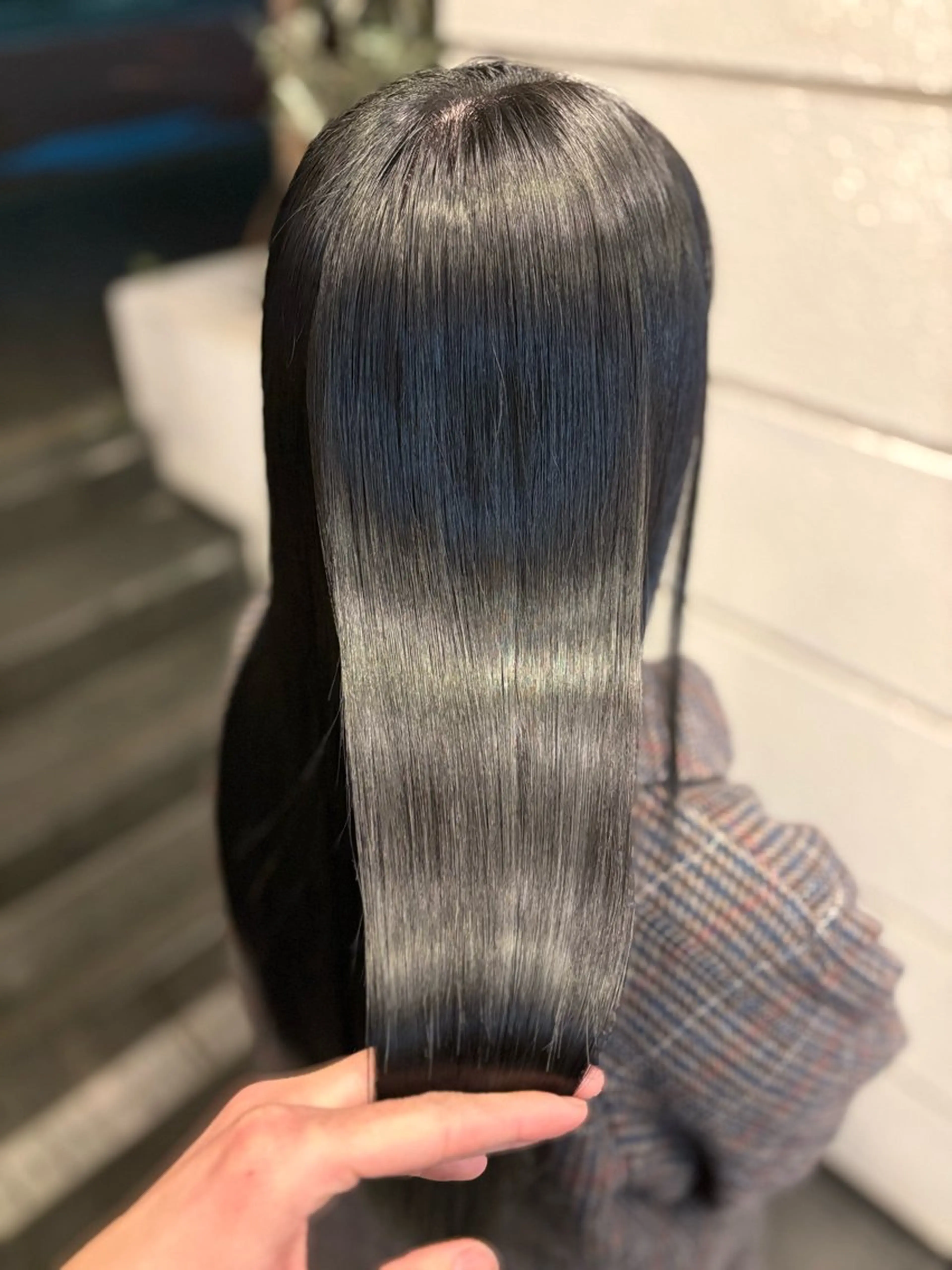 ロング 縮毛矯正 kenshin/艶髪 /似合わせカットのヘアスタイル