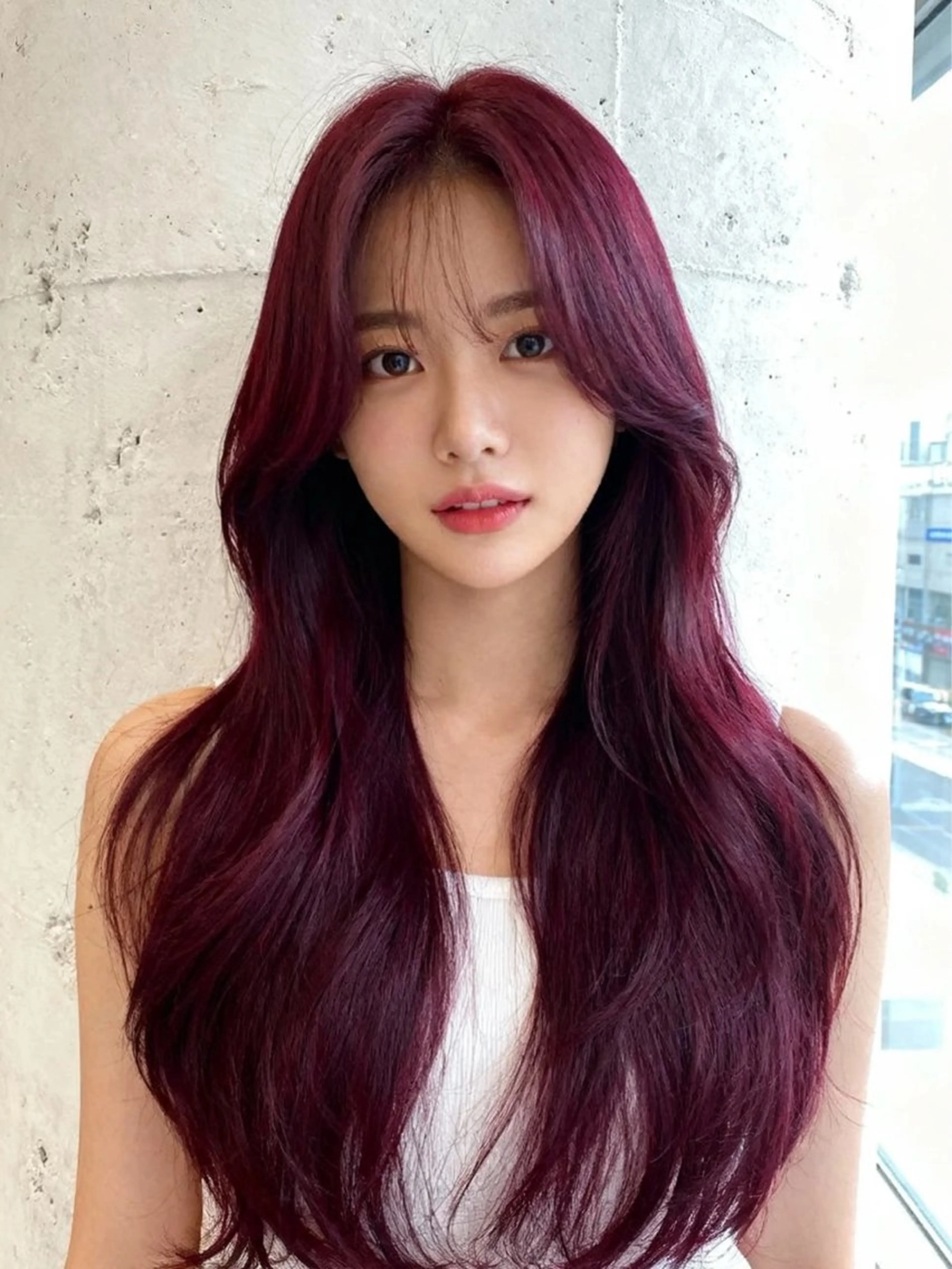 【 2回目、3回目の方限定 】前髪カット+ アディクシーカラー🌈♡  /レイヤーカットの写真