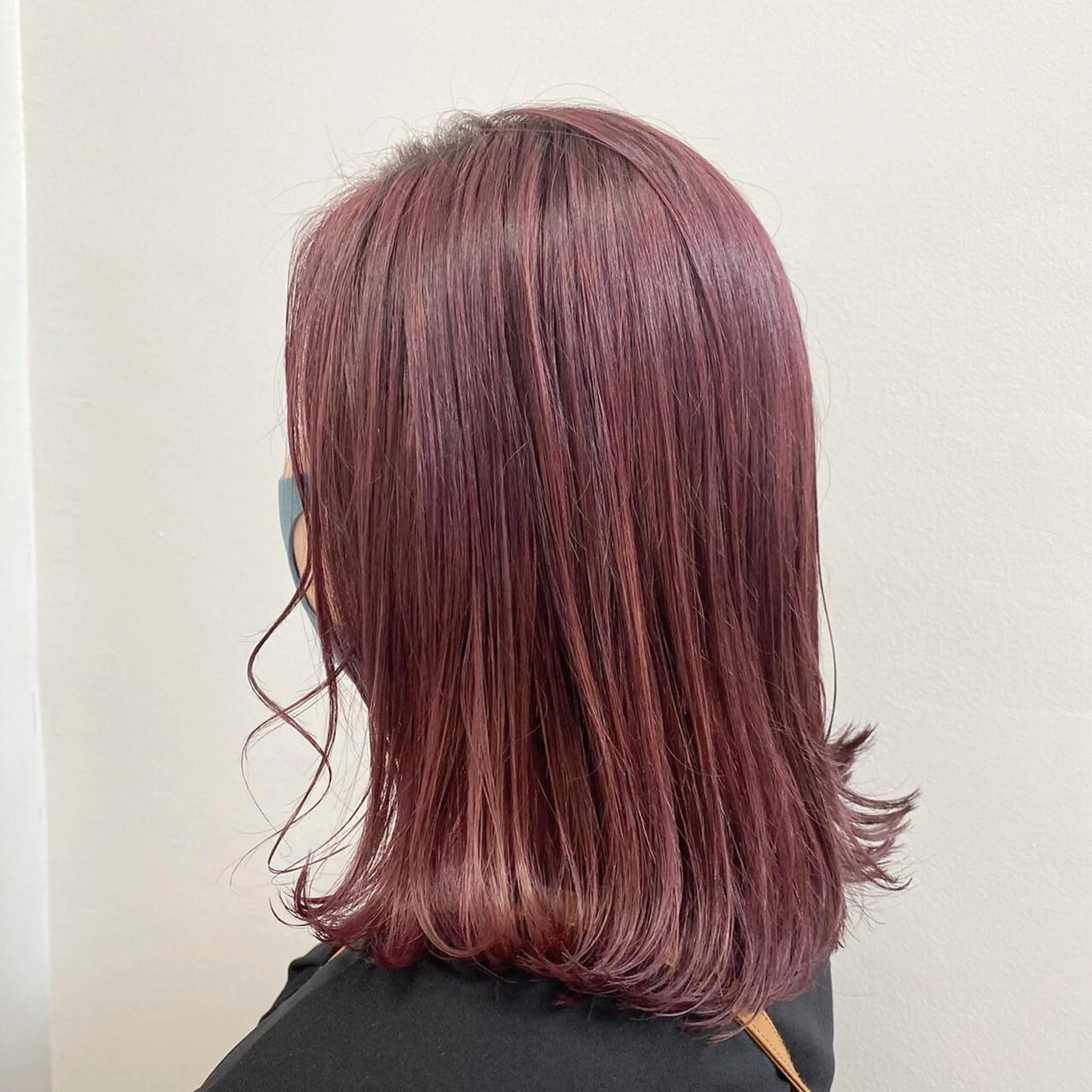 ミディアム ピンクブラウン 透明感カラー🤍 Kaitoのヘアスタイル