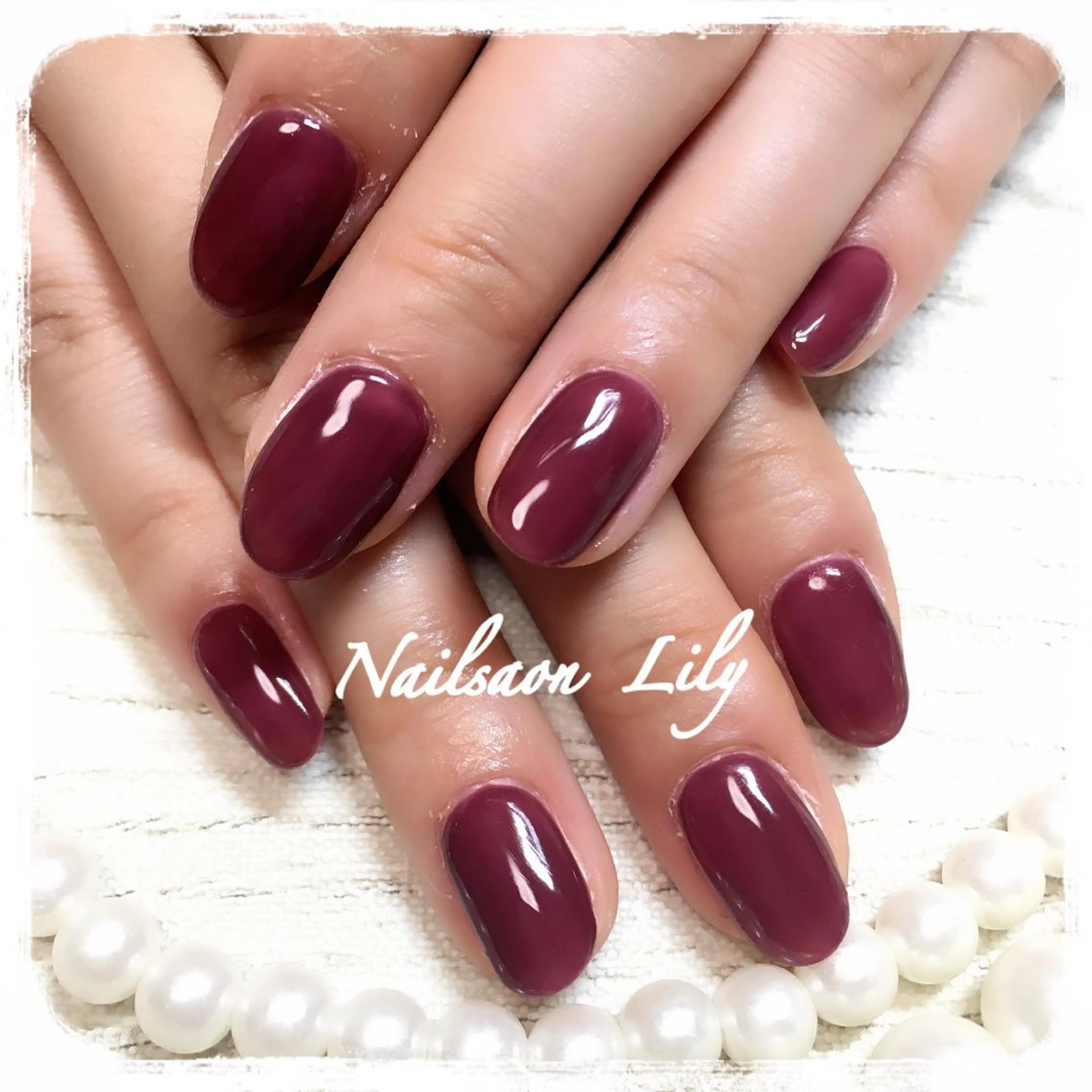 ネイル ワンカラーネイル Nailsalon Lilyのネイルデザイン