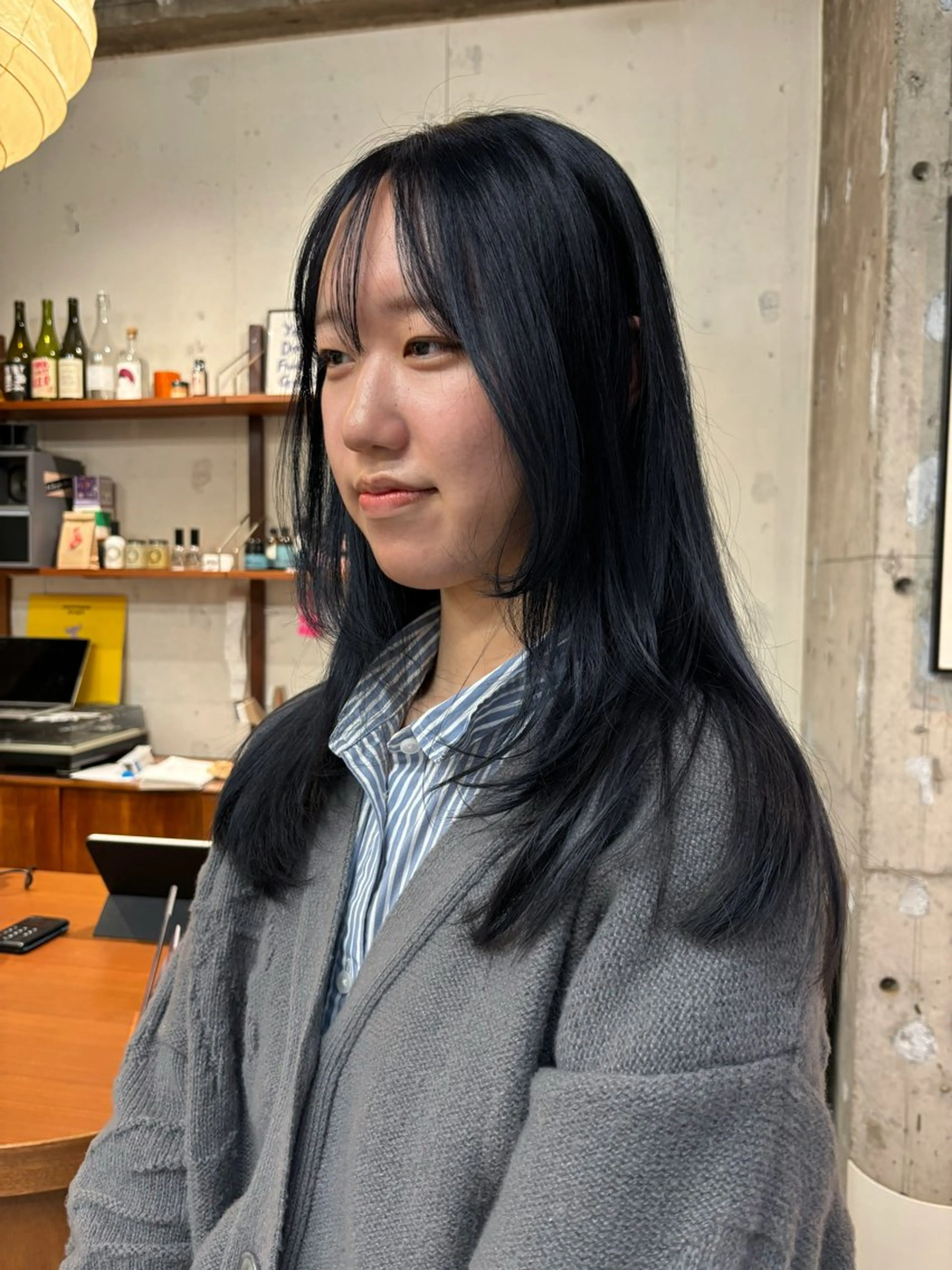 ロング カラー ヘアカラー トリートメント 永田 愛莉のヘアスタイル