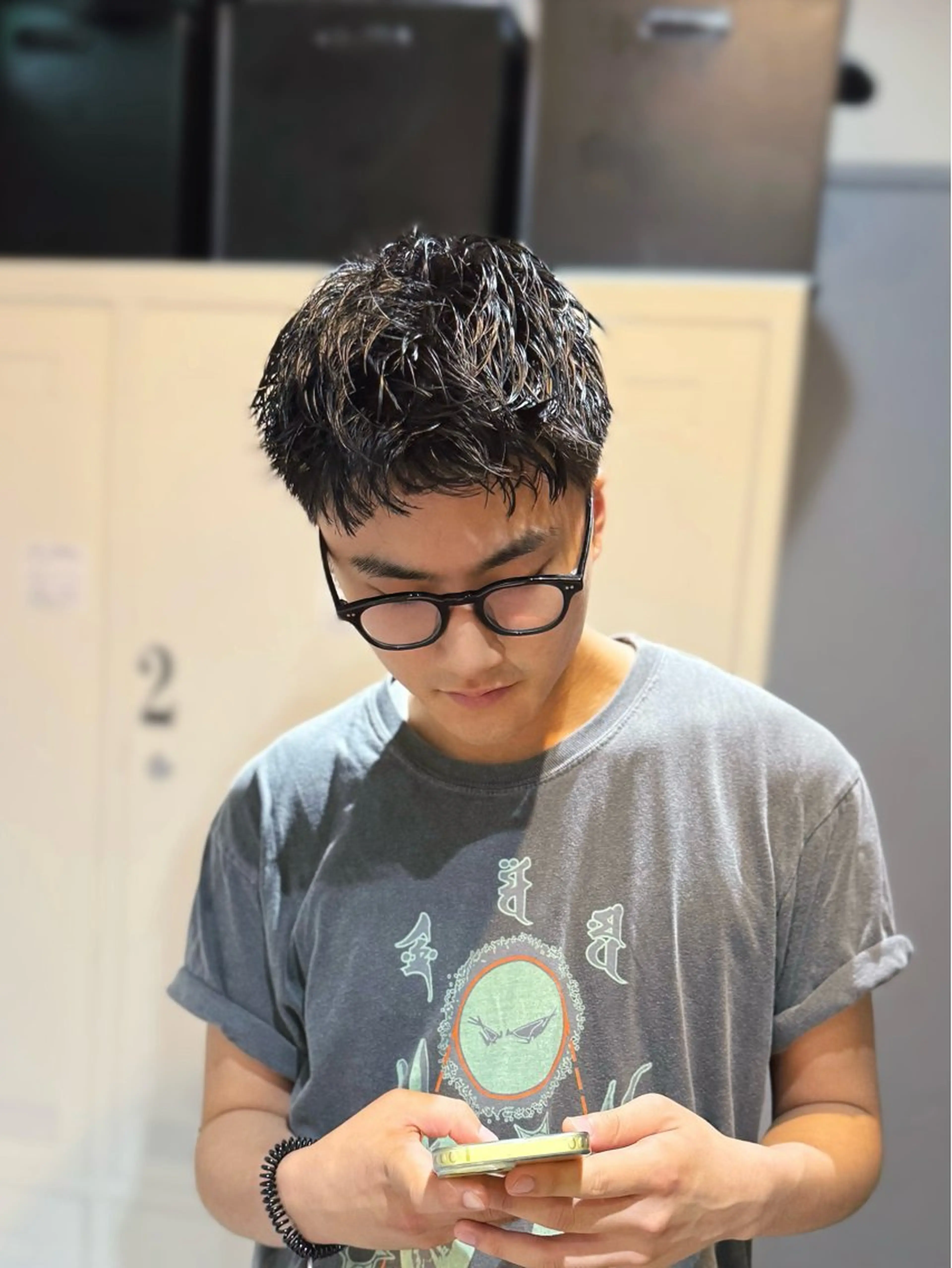 ショート カラー メンズ カット ヘアカラー トリートメント 💈メンズカット💈 No.1💈坂元のヘアスタイル