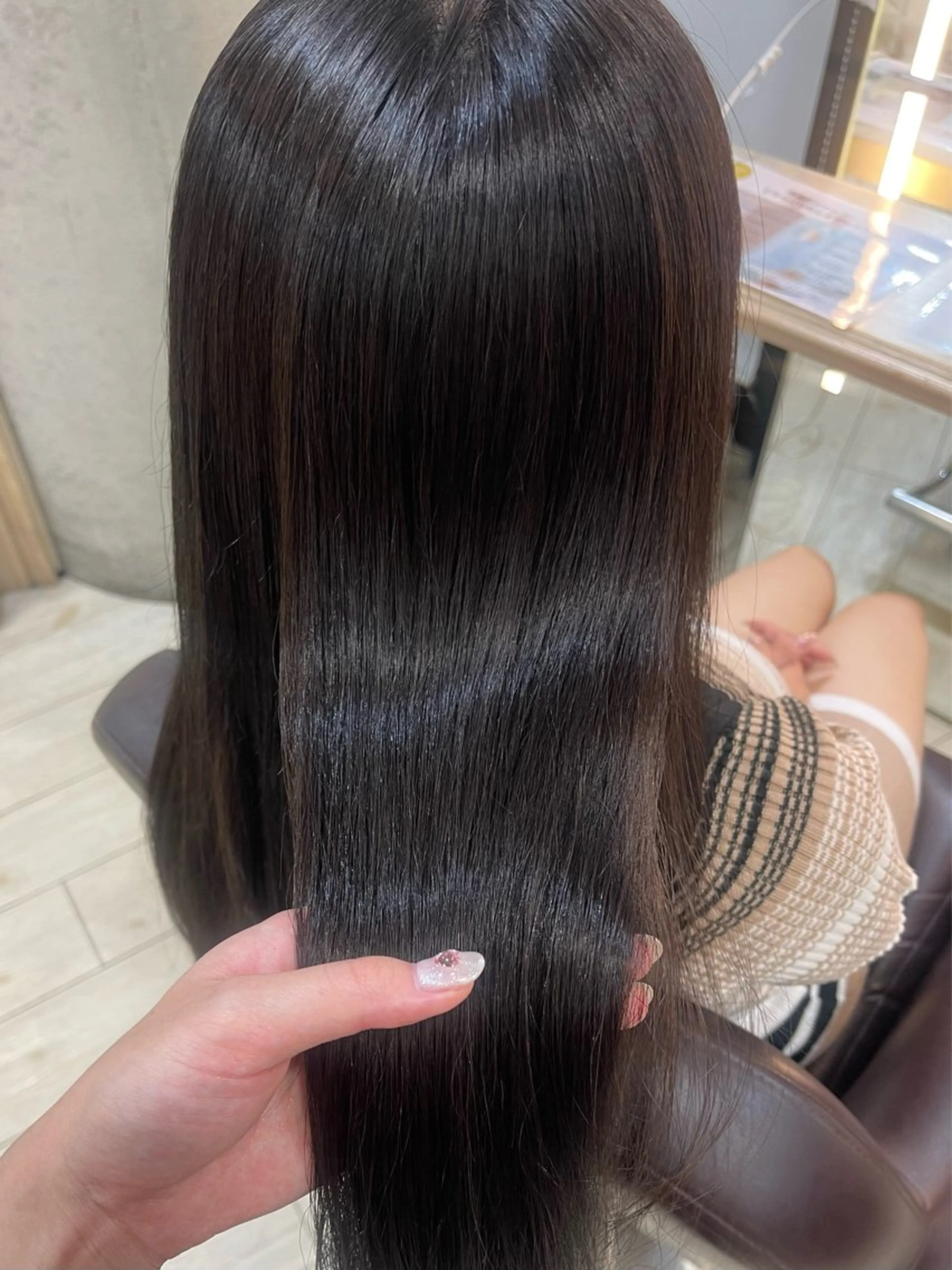 ロング 縮毛矯正 縮毛矯正 横浜アレンジ/メンズ カット/yuukaのヘアスタイル