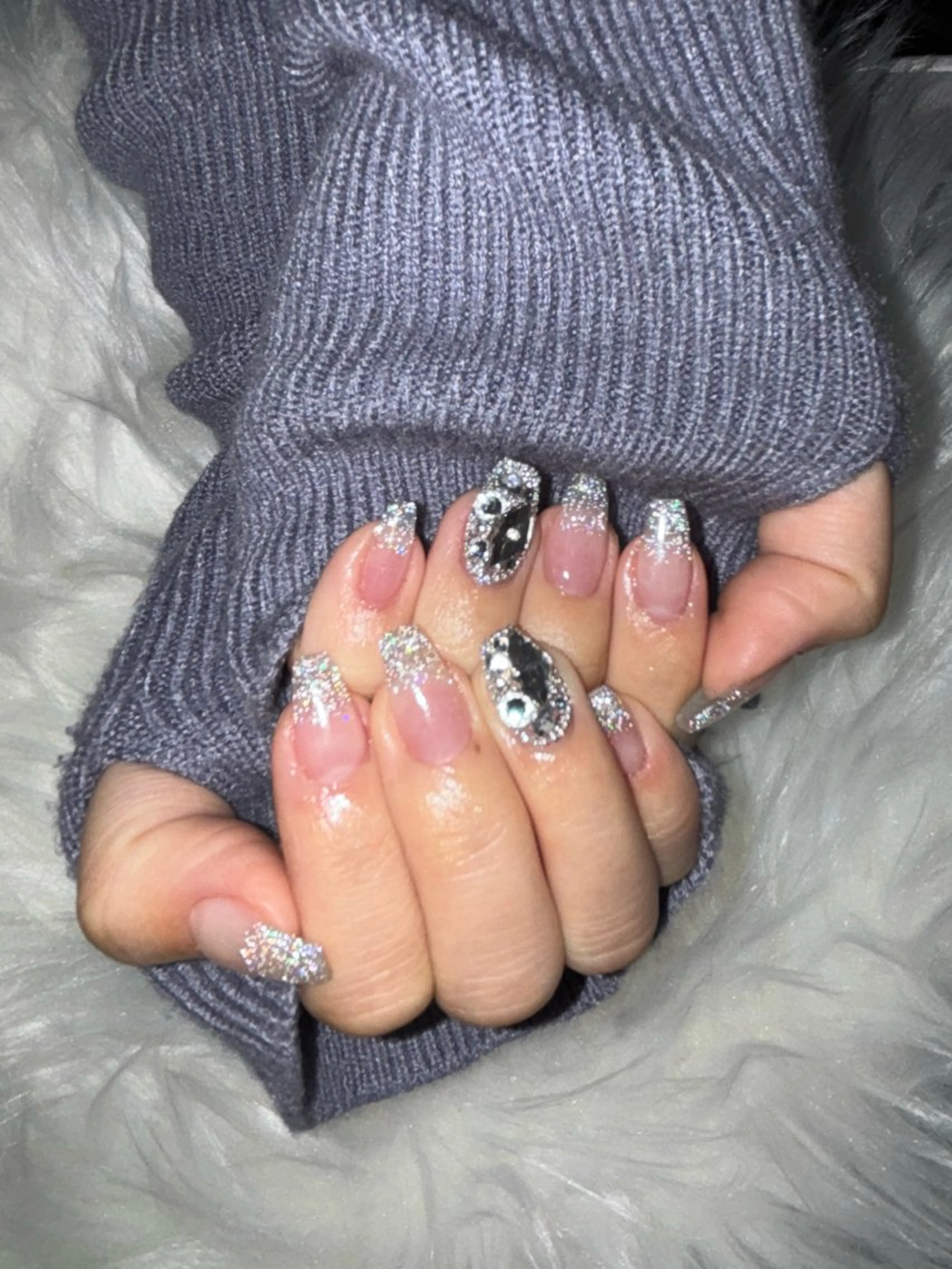 持込デザイン+耳ツボジュエリー放題の写真