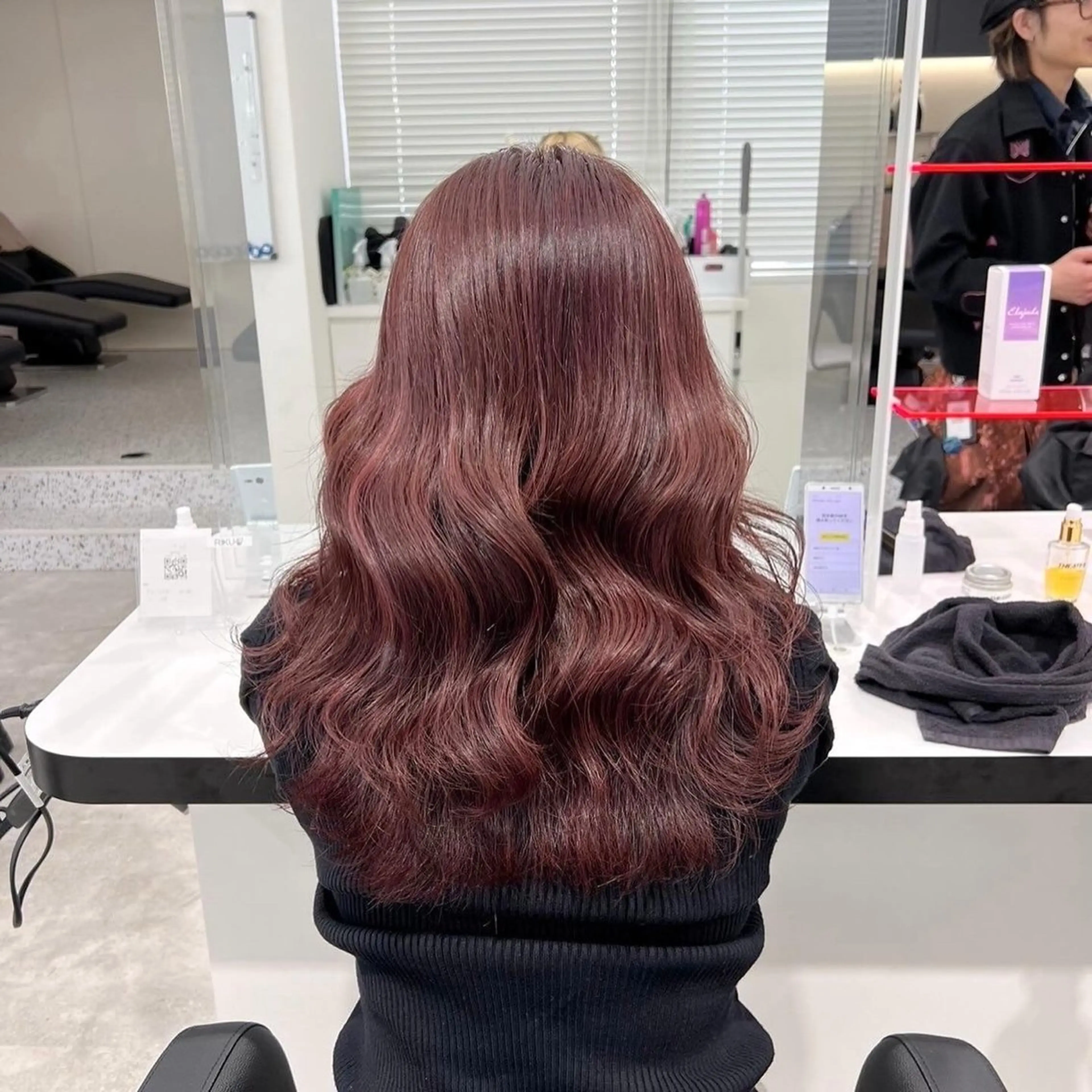 ロング カラー みう/仙台/暖色/ 艶髪/顔周りカット/のヘアスタイル