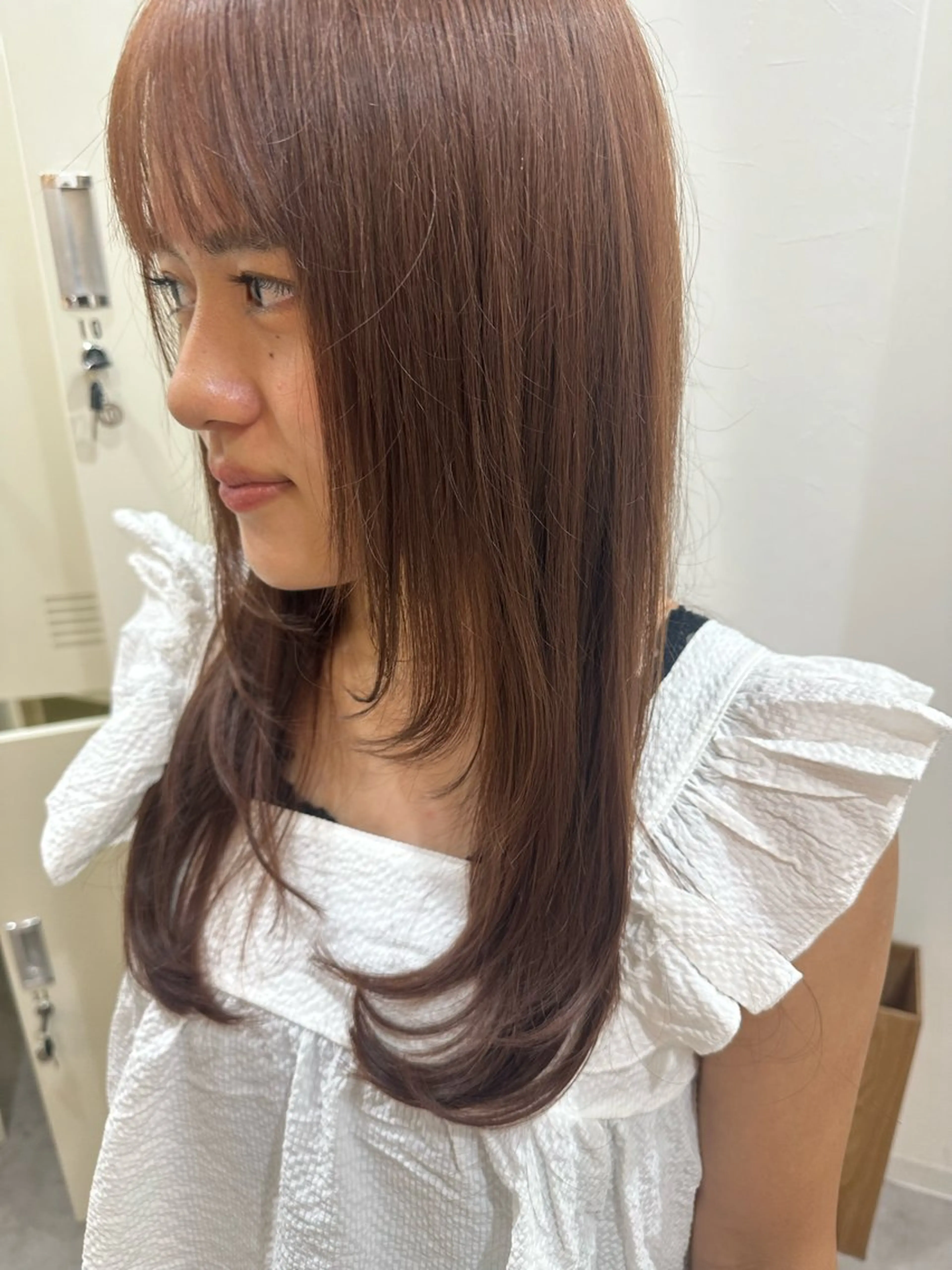 セミロング レイヤーカット カット ヘアカラー トリートメント 🫧MANA レイヤーカット🌙のヘアスタイル