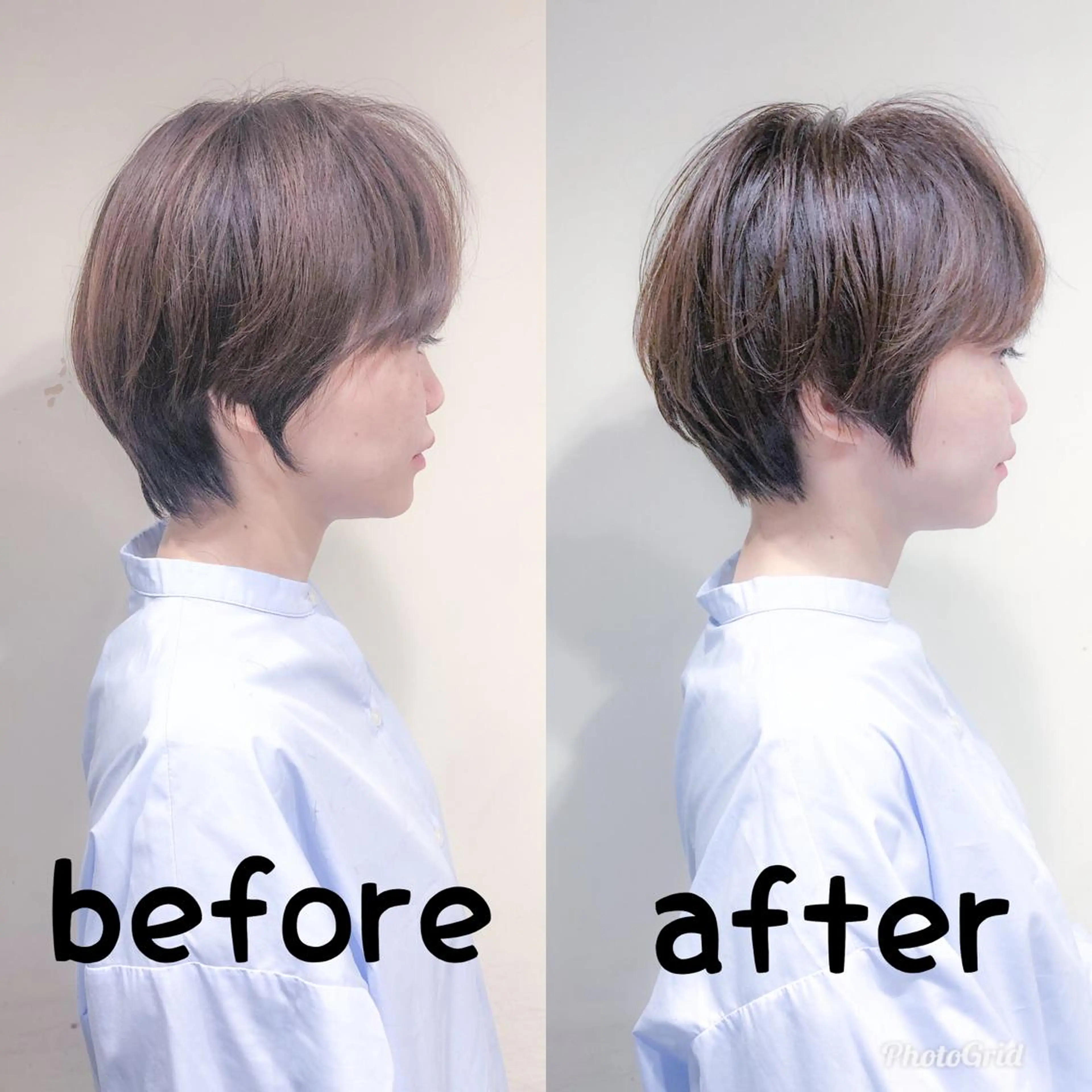 ショート 北條 優輝のヘアスタイル