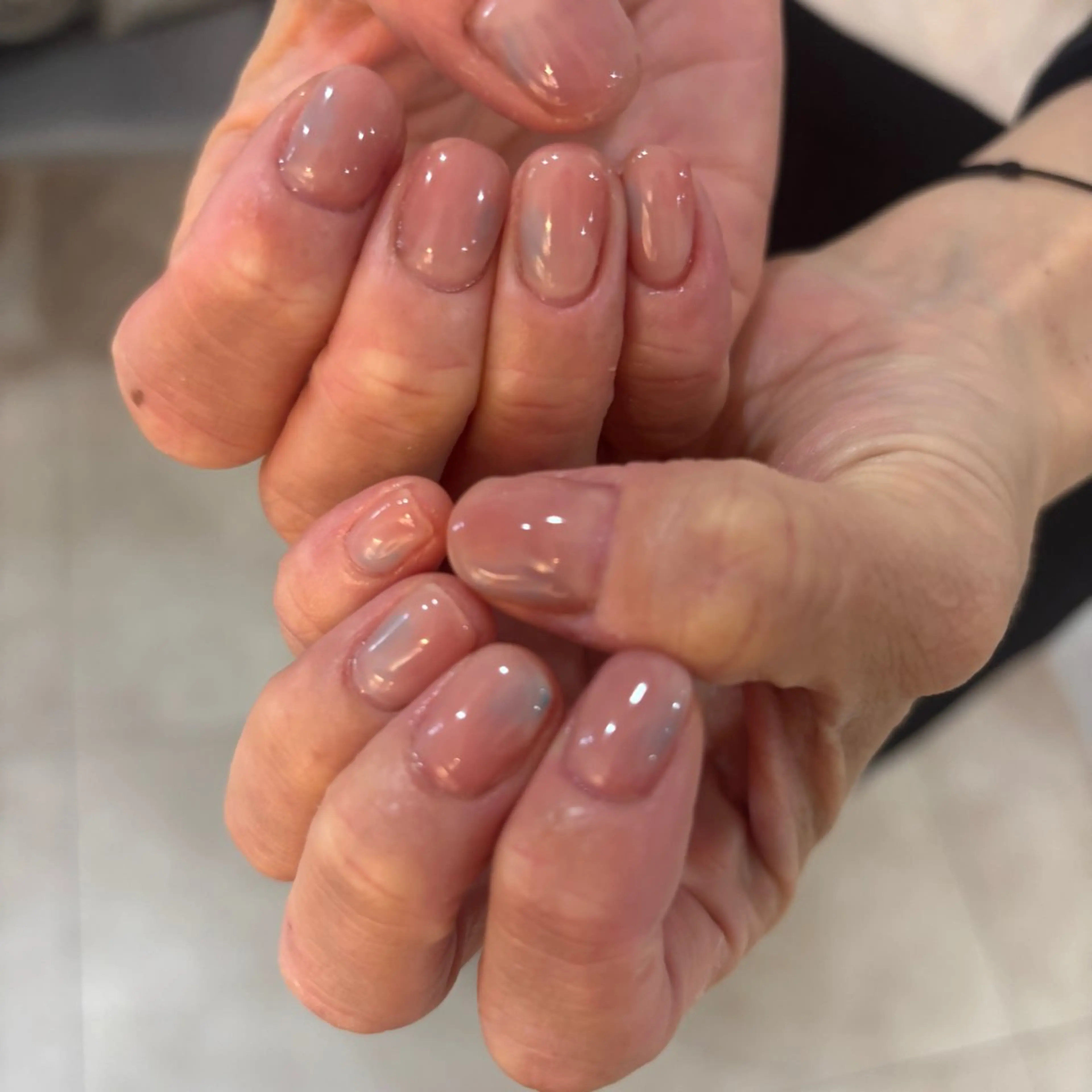 ネイル ハンドネイル フットネイル ゆびノさき茨木店 ニュアンス/アートのネイルデザイン