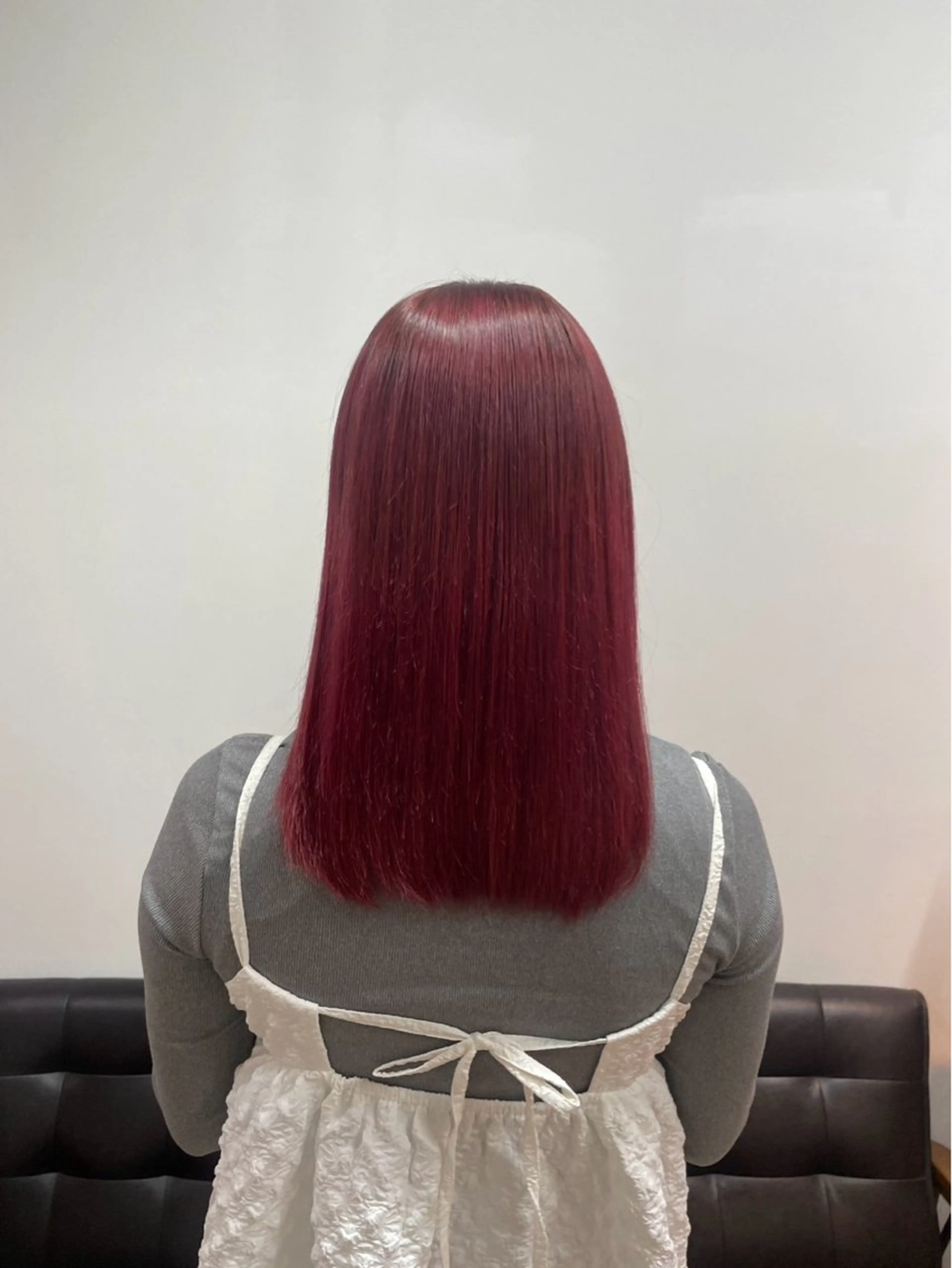 セミロング カラー ヘアカラー 🌿似合わせブリーチ 小俣　来🌿のヘアスタイル