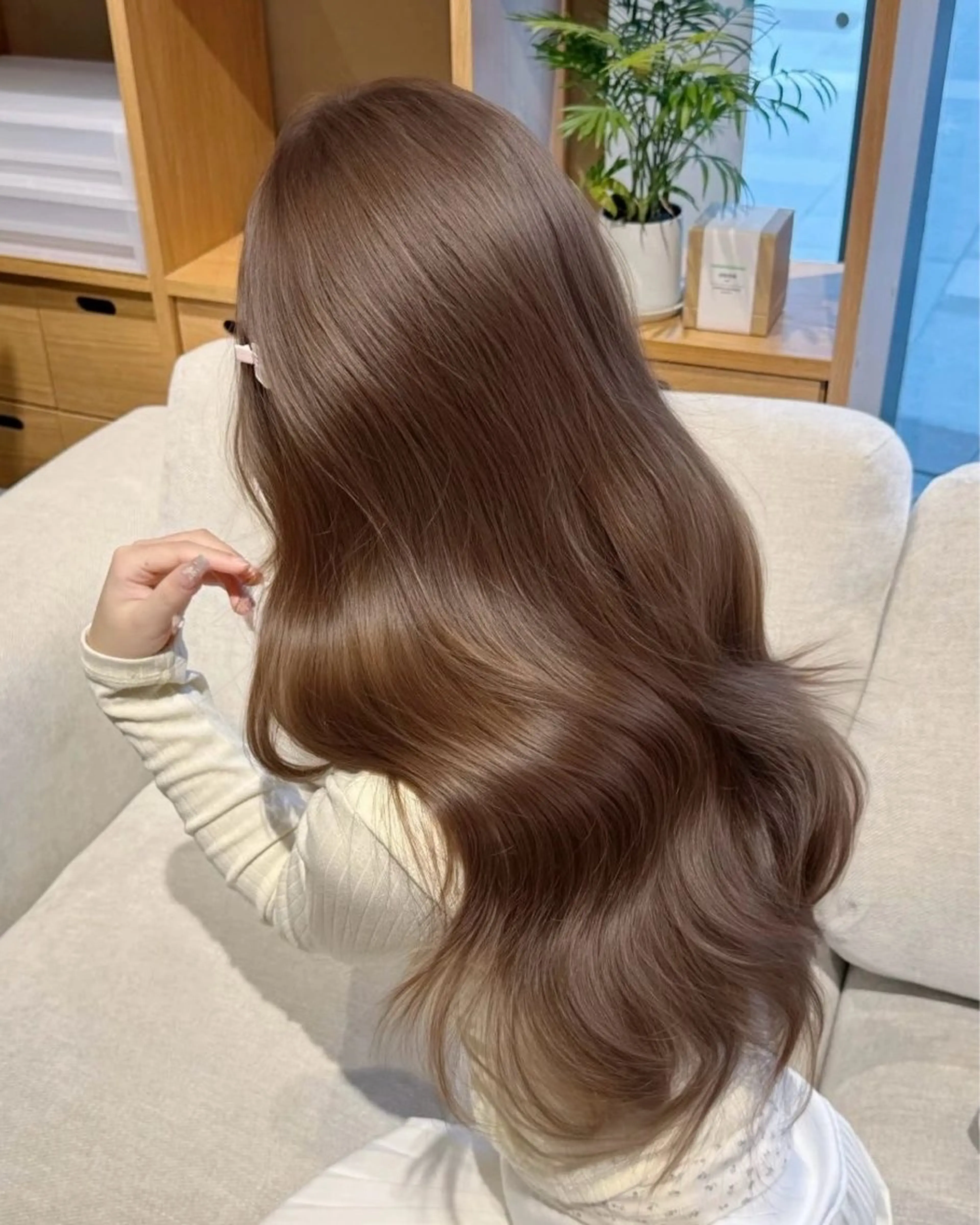 ロング カラー ヘアカラー トリートメント IVE所属・ダブルカラー髪質改善 /Annaのヘアスタイル