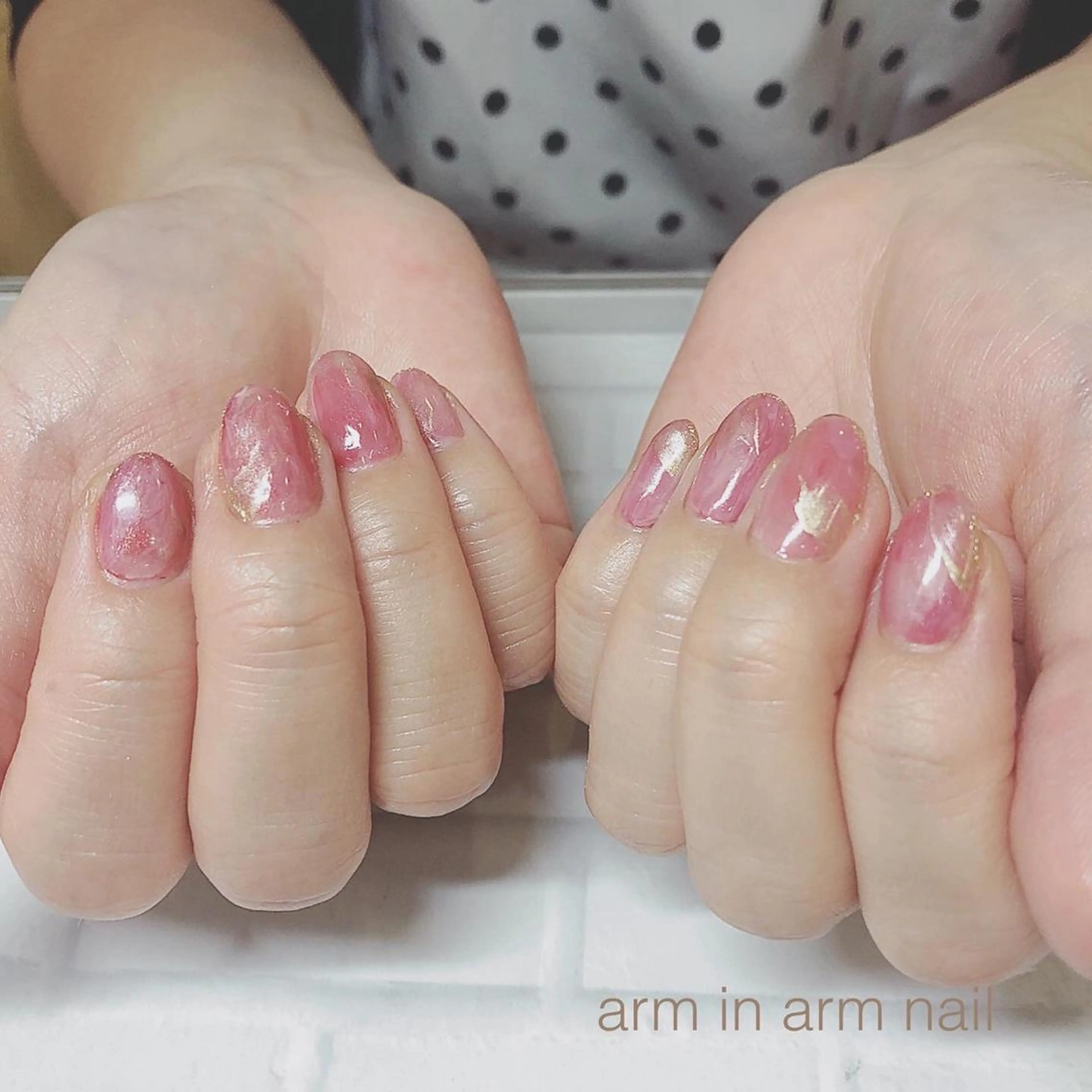 ネイル arm in arm ︎✿Yamamotoのマツエク・マツパデザイン