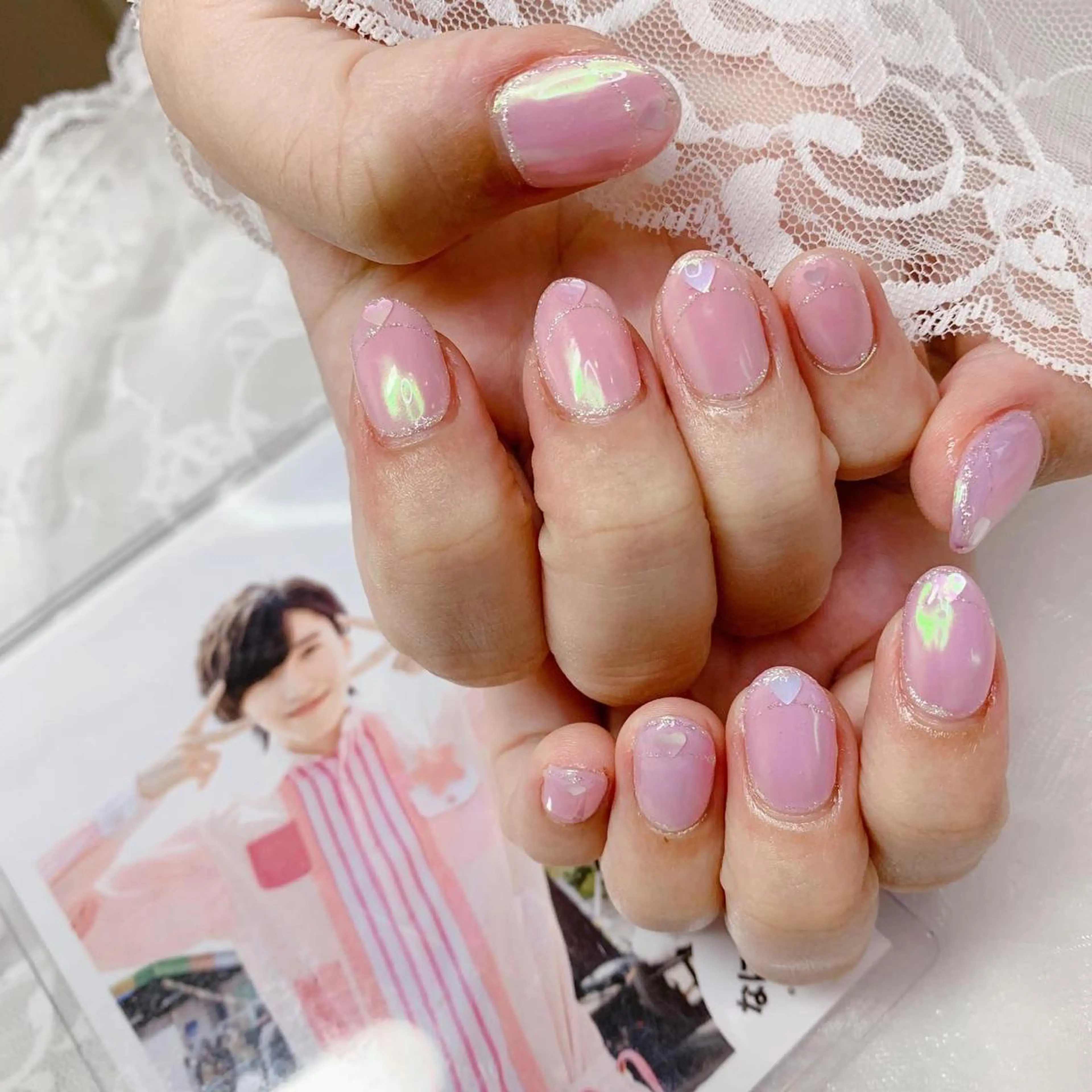 ネイル ハンドネイル La neige* yuki 🥯🍑のネイルデザイン