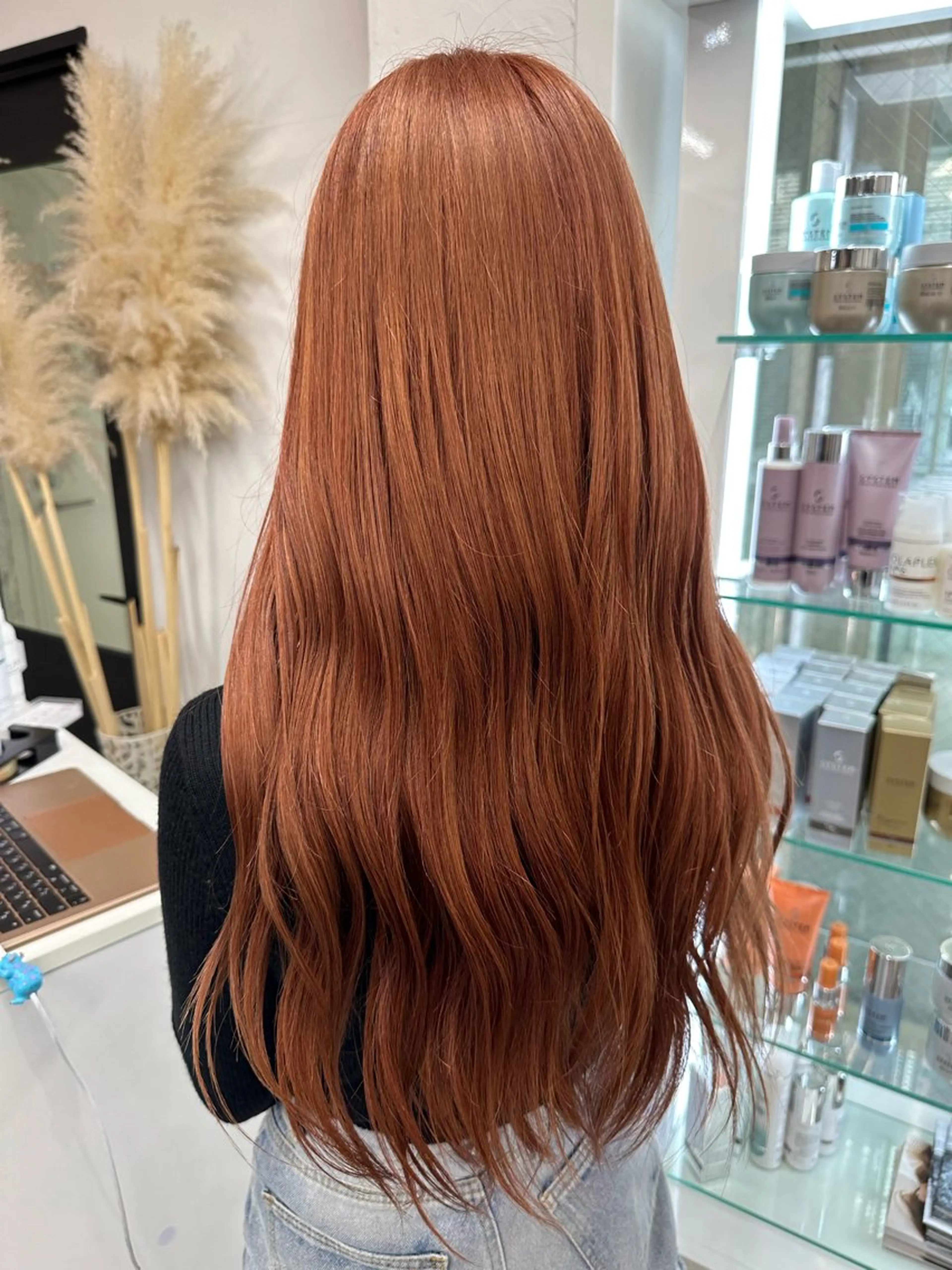 ロング カラー ヘアアレンジ ヘアカラー トリートメント 久米 治仁のヘアスタイル