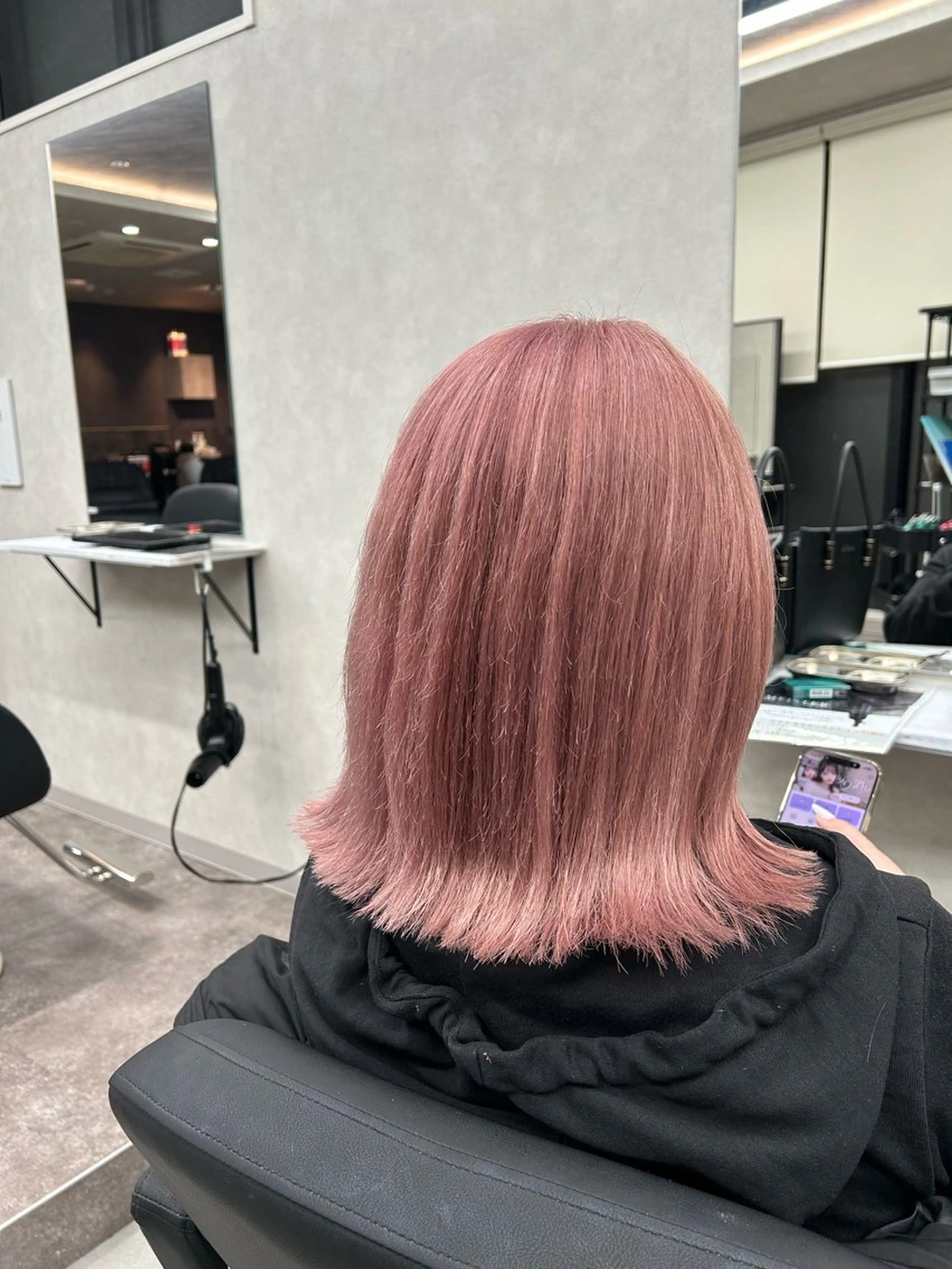 カラー ピンクカラー ヘアカラー トリートメント GiseL筑紫野店【ジゼル】所属・筑紫野美容師 すずのヘアスタイル