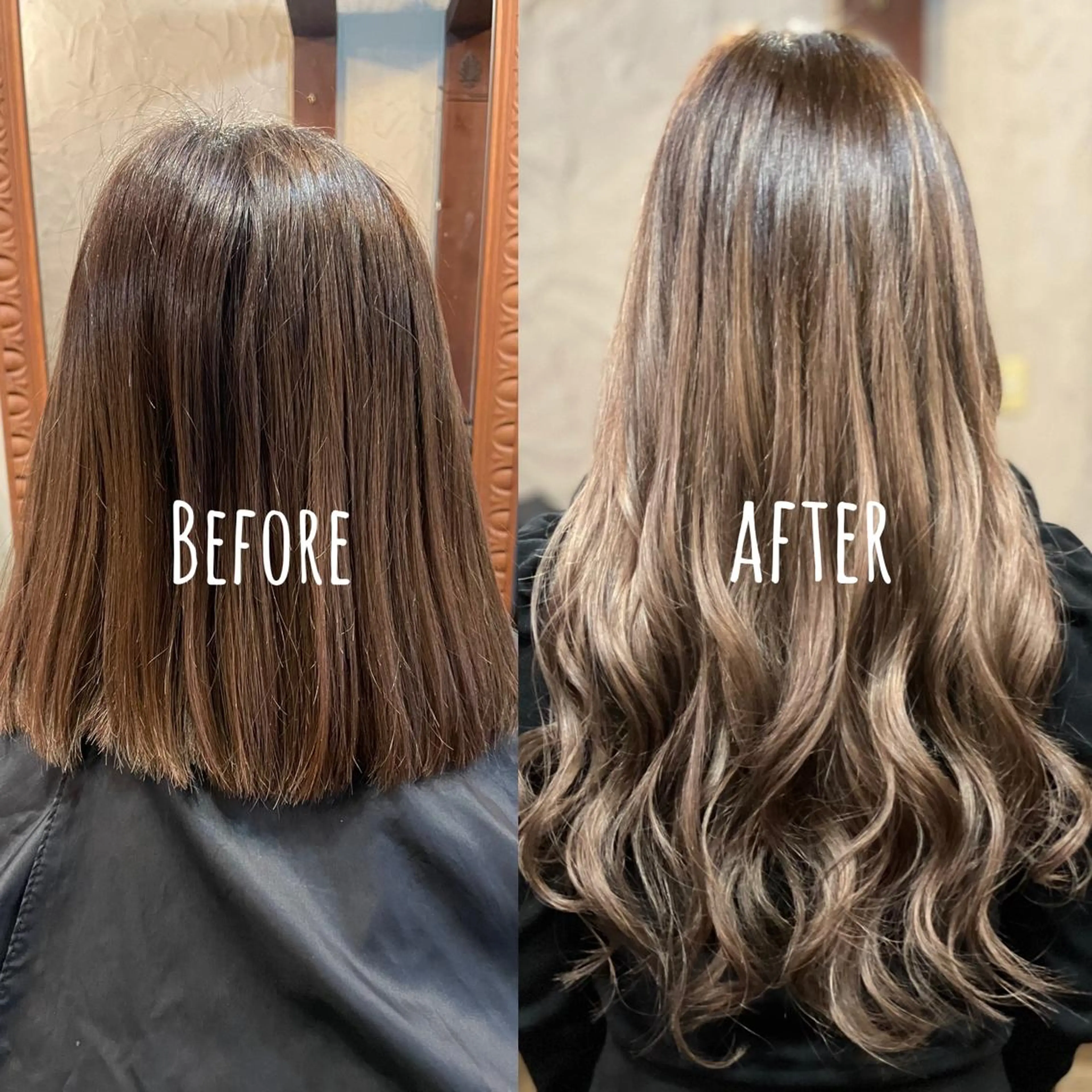 ロング シールエクステ エクステ ロング カット エクステ ReHyd BEAUTÉ salon&store 心斎橋店所属・❤️MASAKO❤️ 🌸🩷エクステ🩷のヘアスタイル