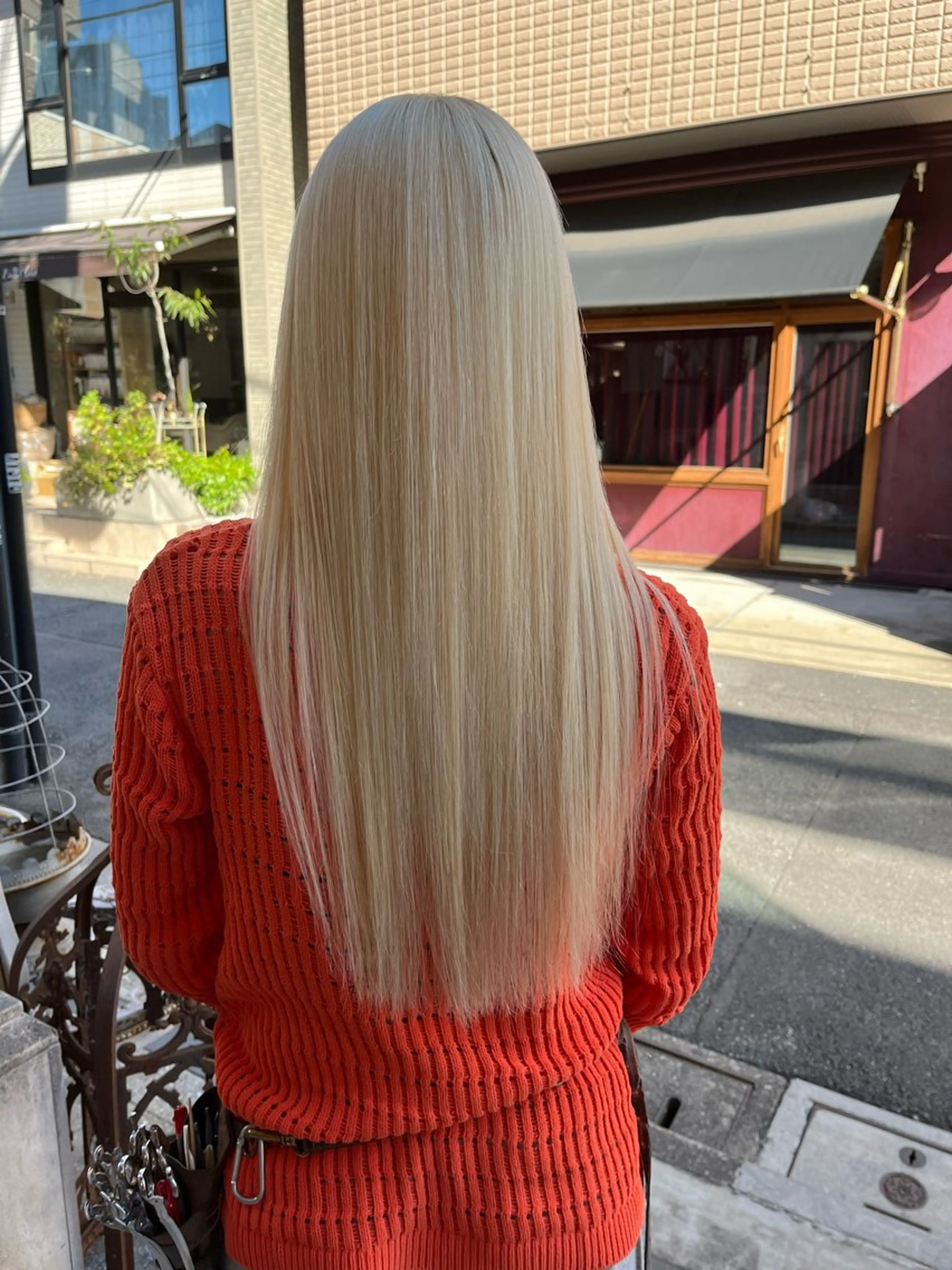 ロング カラー ヘアアレンジ ヘアカラー トリートメント ハイトーン/美髪矯正 🍃大江拓実のヘアスタイル