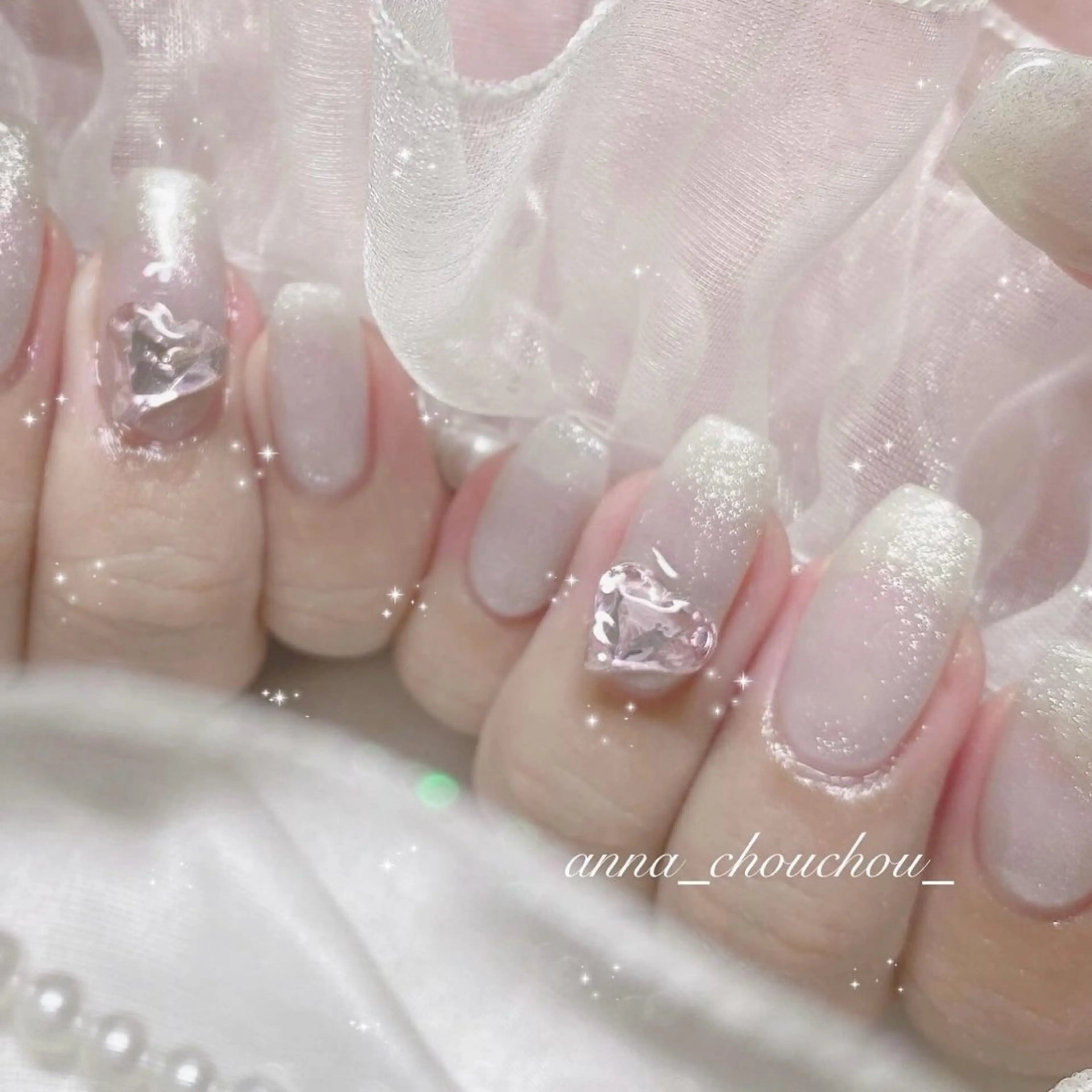 ネイル マグネットネイル ハンドネイル Anna Sano⭐️のネイルデザイン