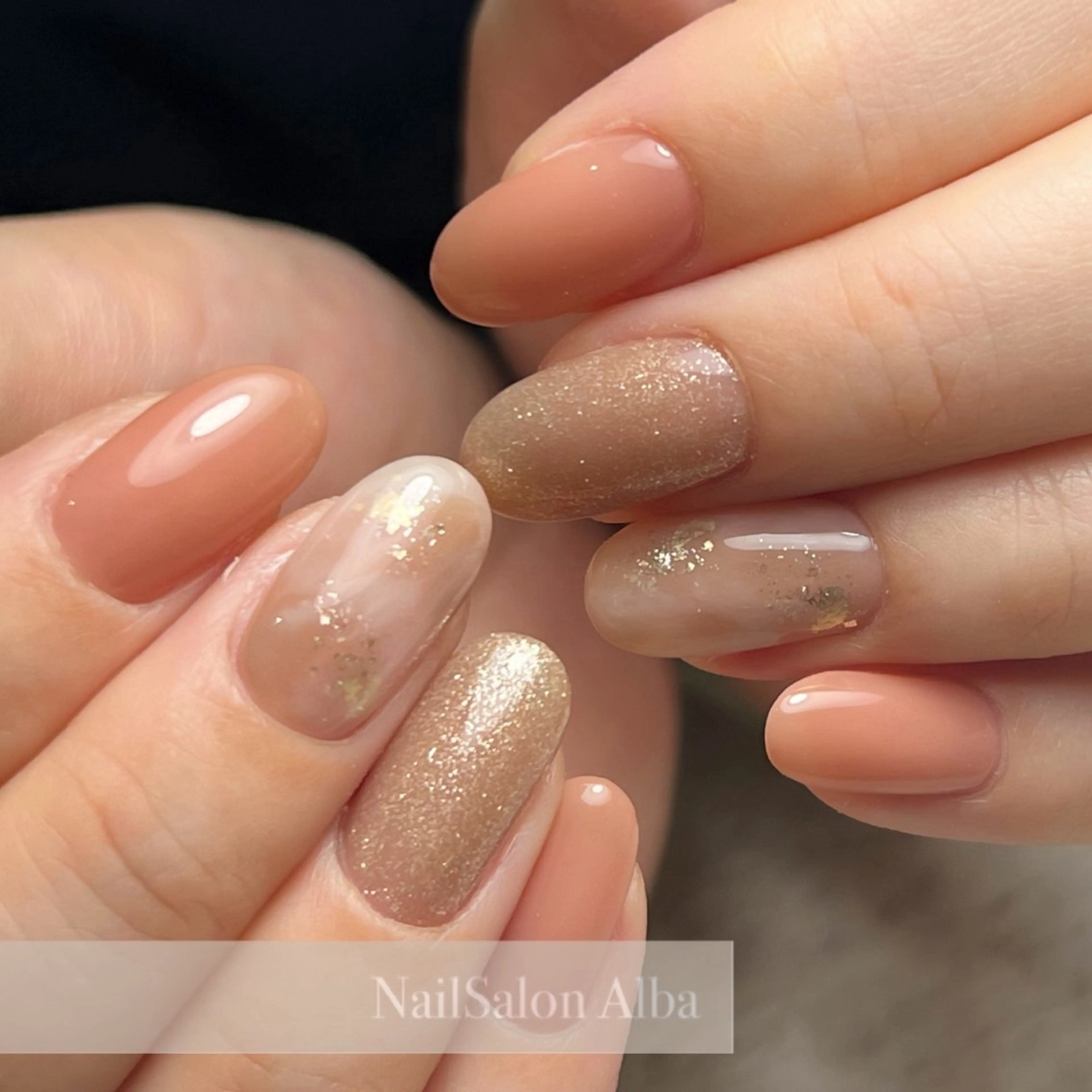 ネイル ハンドネイル NailSalon Alba所属・Alba ASAMIのネイルデザイン