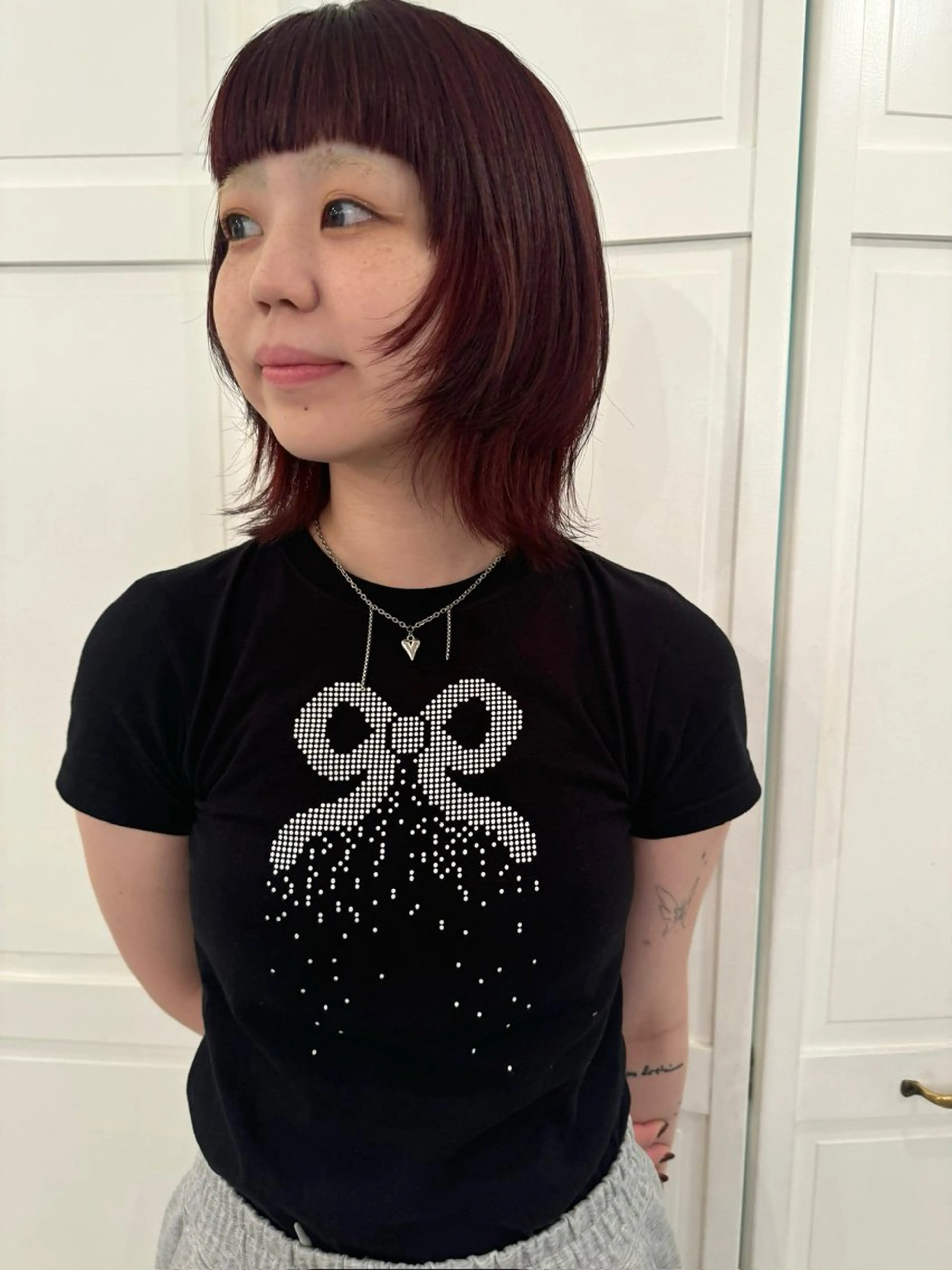 カラー カット ヘアカラー ブリーチカラー🎀 韓国風/寺門美優のヘアスタイル