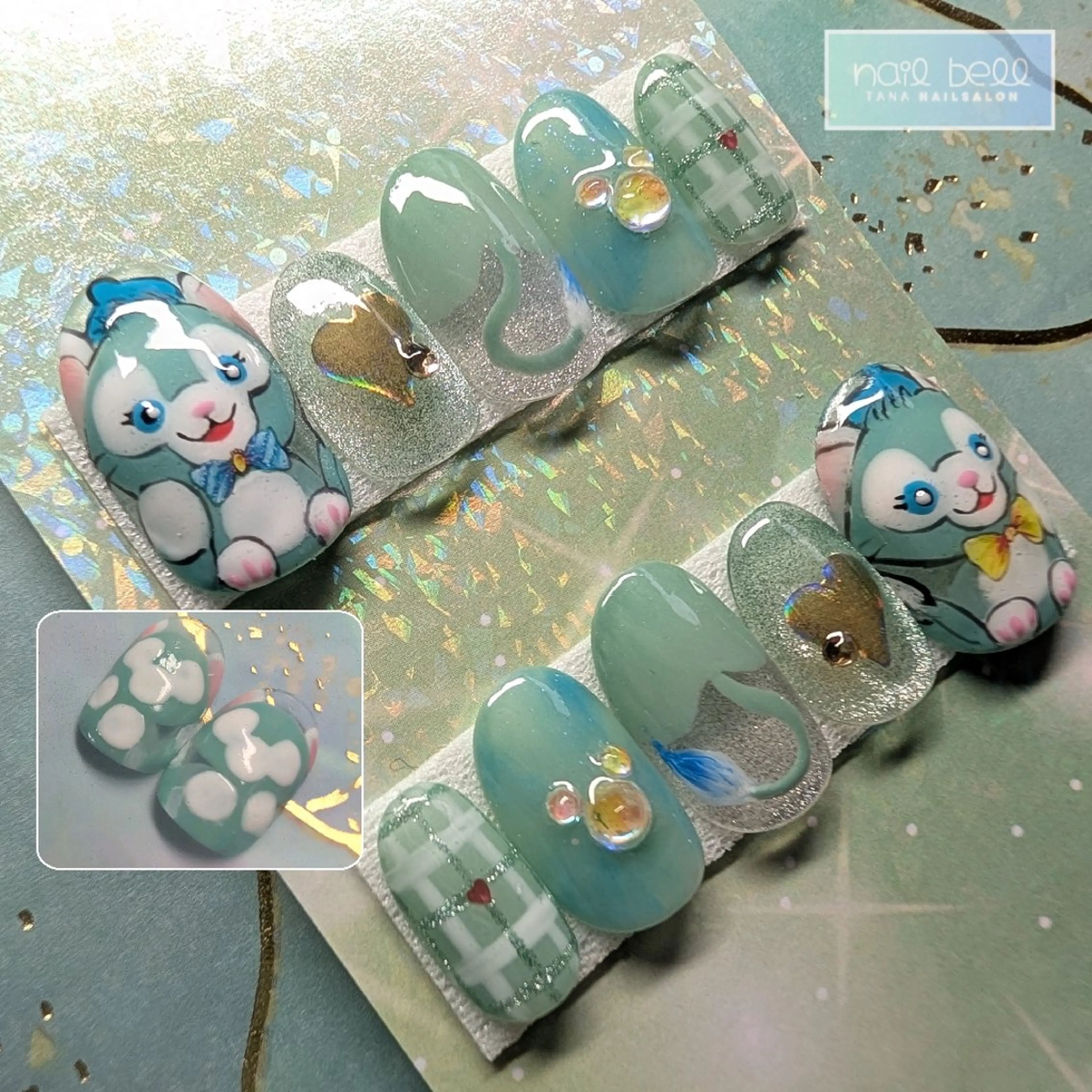 ネイル ネイルチップ 占いができるネイルサロン「ネイルベル」所属・さいとう りなのネイルデザイン