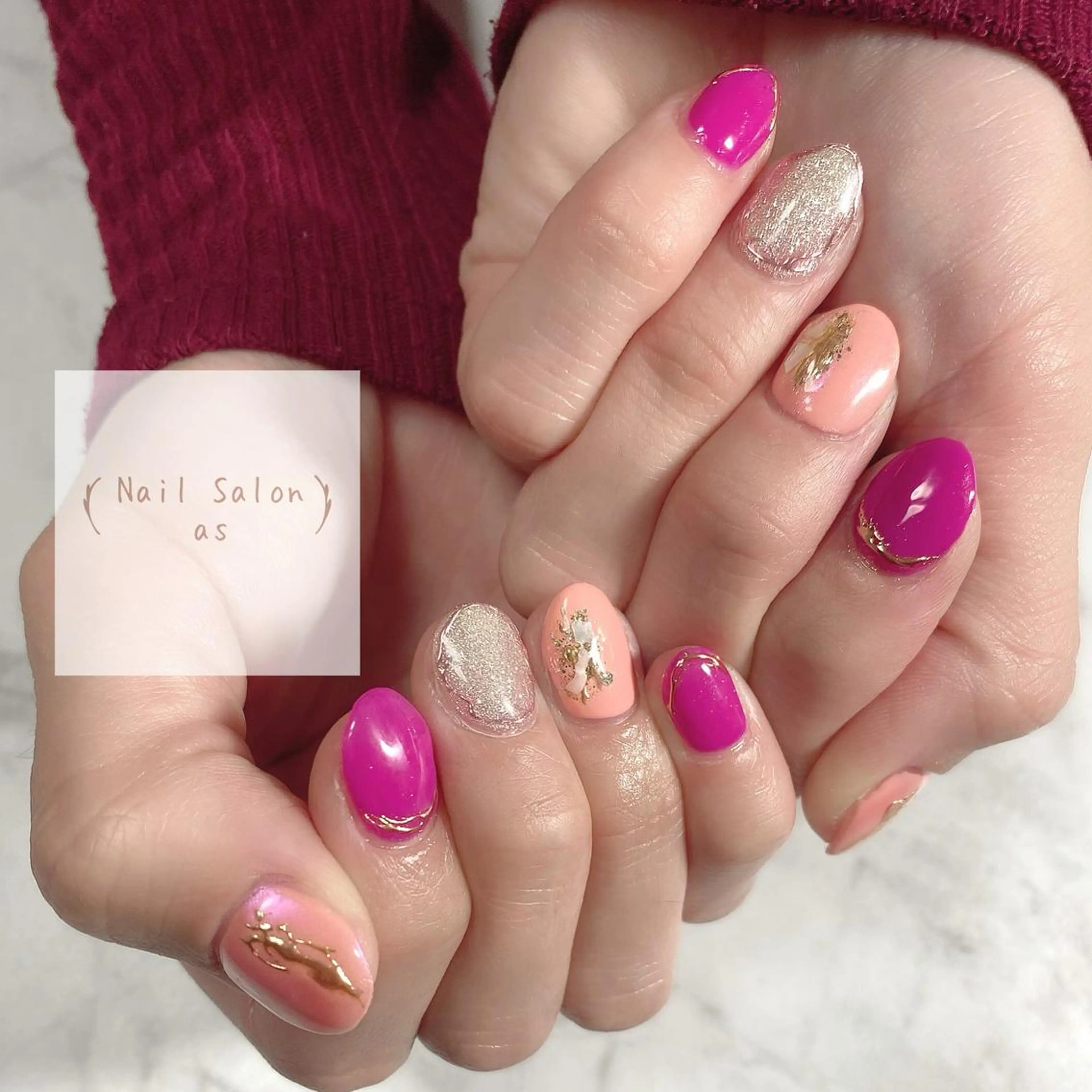 ネイル Nail Salon as-アス-のネイルデザイン
